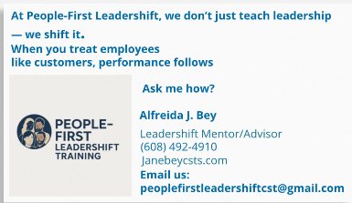 People-First LeaderShift and Customer Service Training | Milwaukee WI