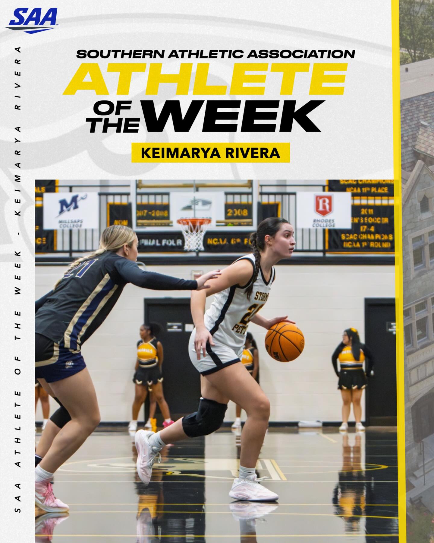🏅 SAA ATHLETE OF THE... - Oglethorpe University Athletics | Facebook