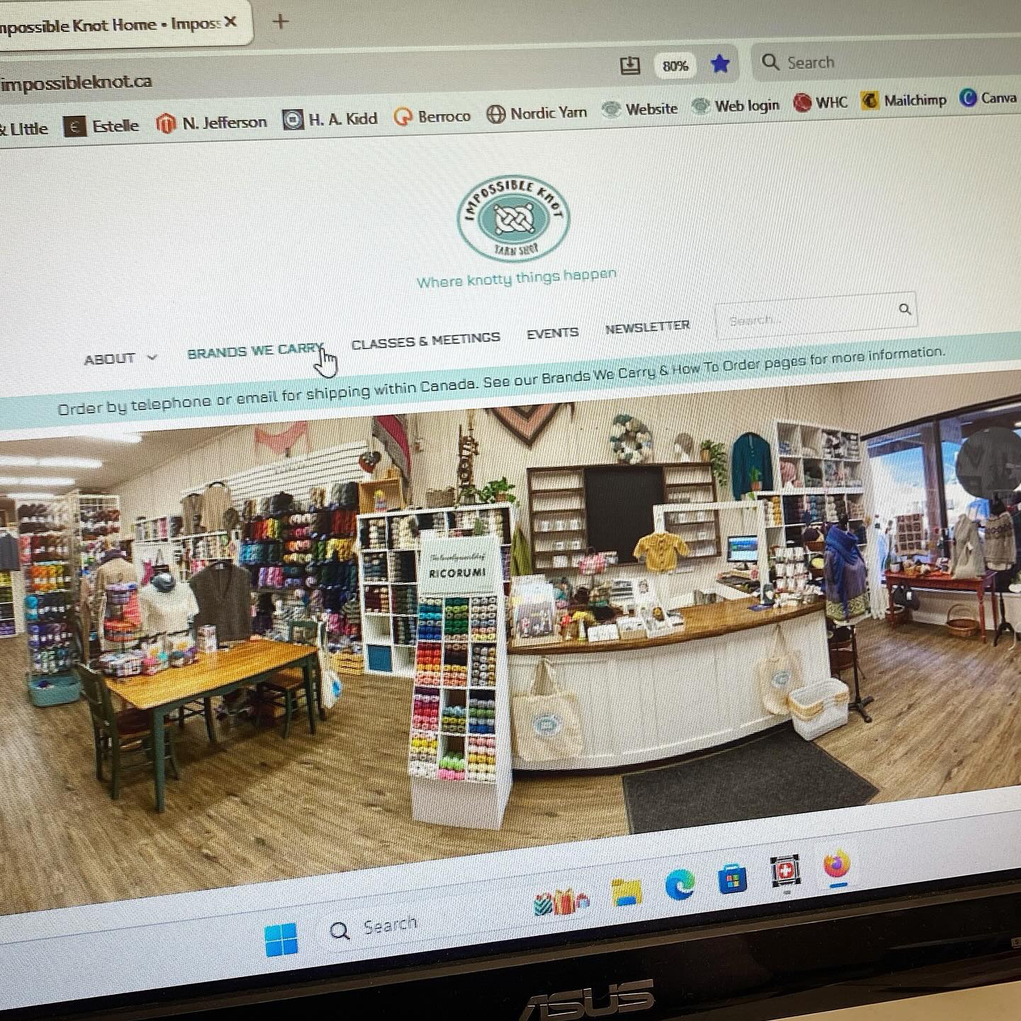 Website Update You might... - Impossible Knot Yarn Shop | Facebook