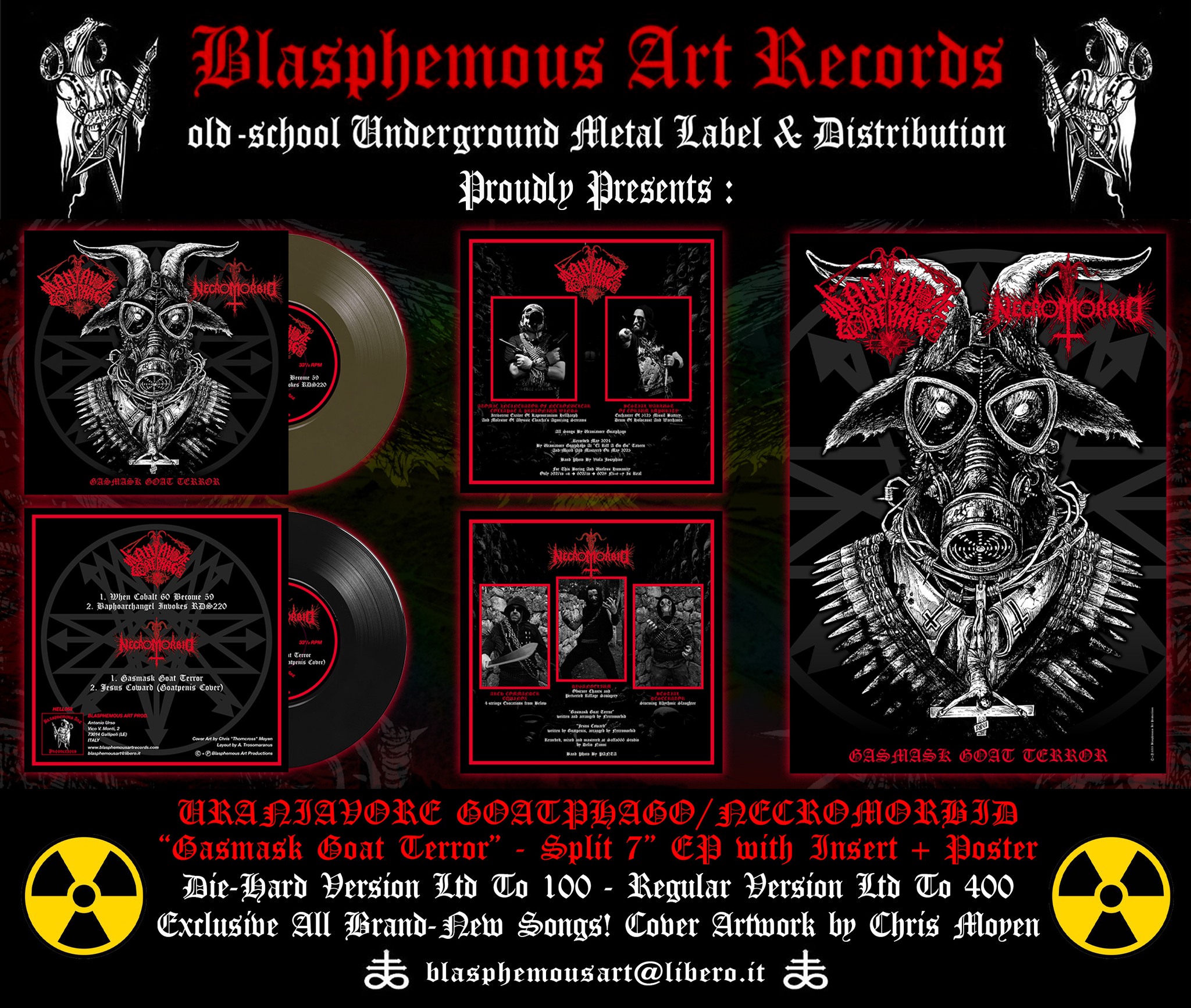 ALERT!! NEW RELEASE DAY!! Today, we unleash our split album 