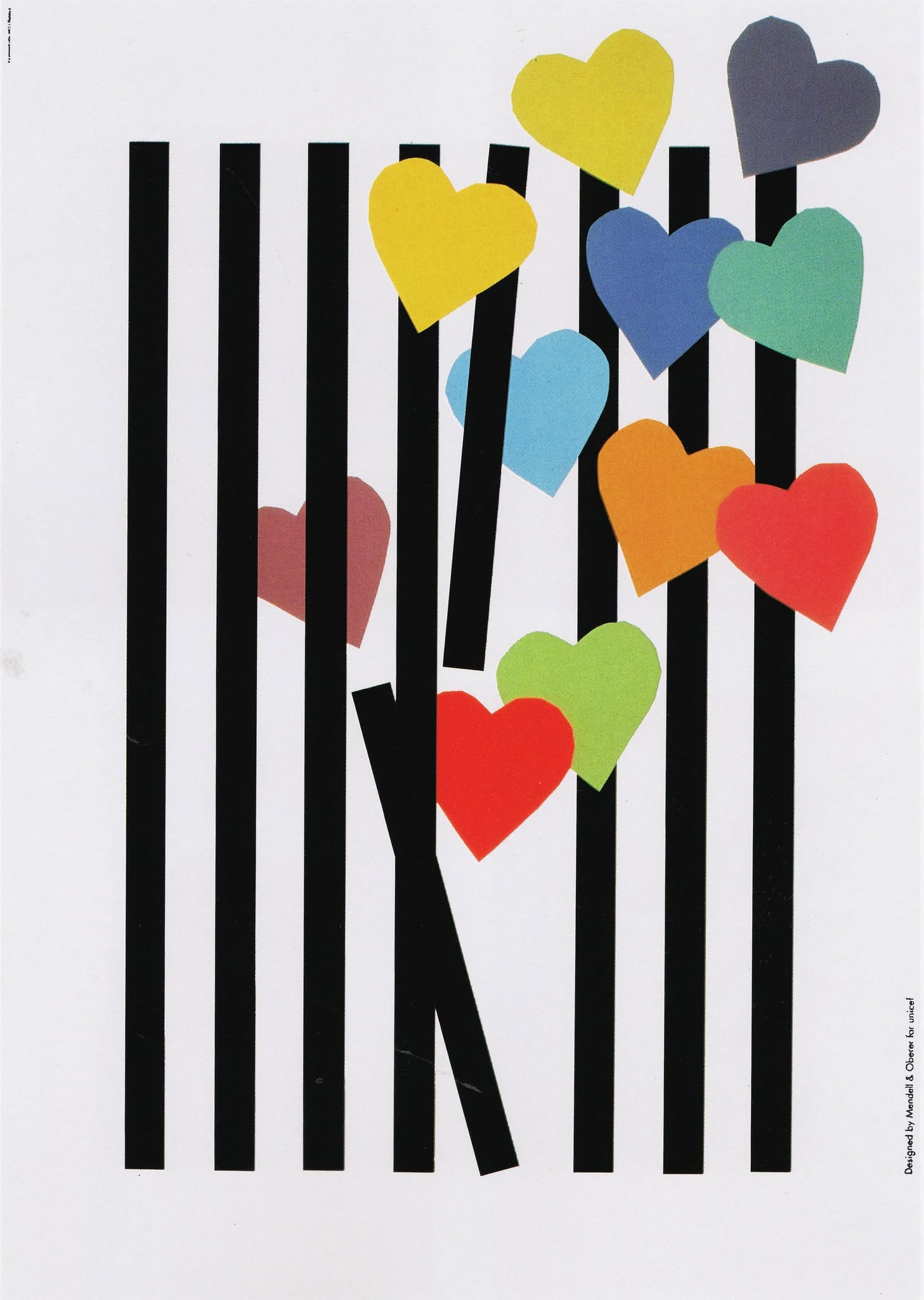 Mendell & Oberer's graphic design work from the 1980s and 1990s