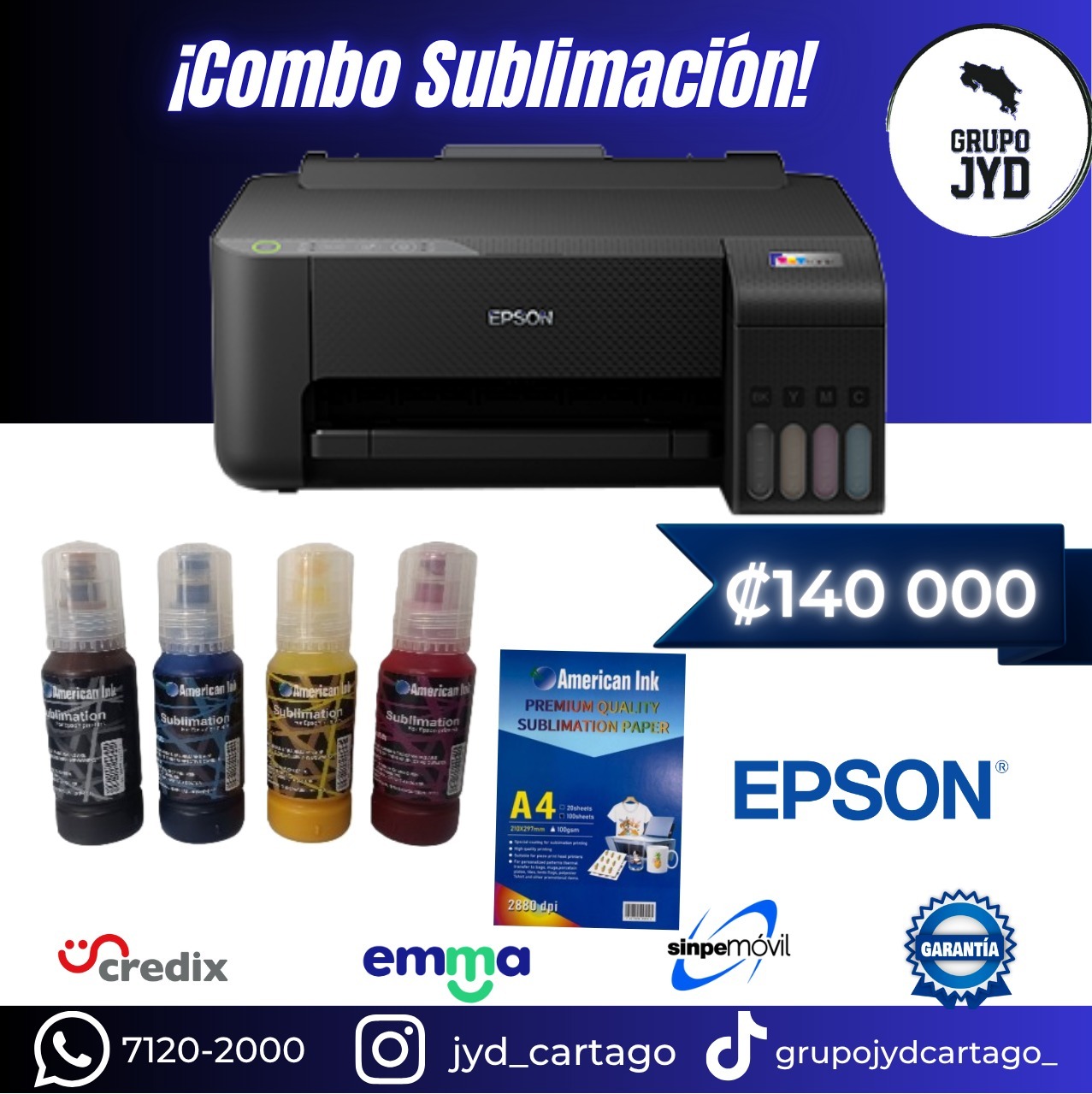 GENTE DE CARTAGO, COSTA RICA | IMPRESORA para Sublimación EN COMBO ...