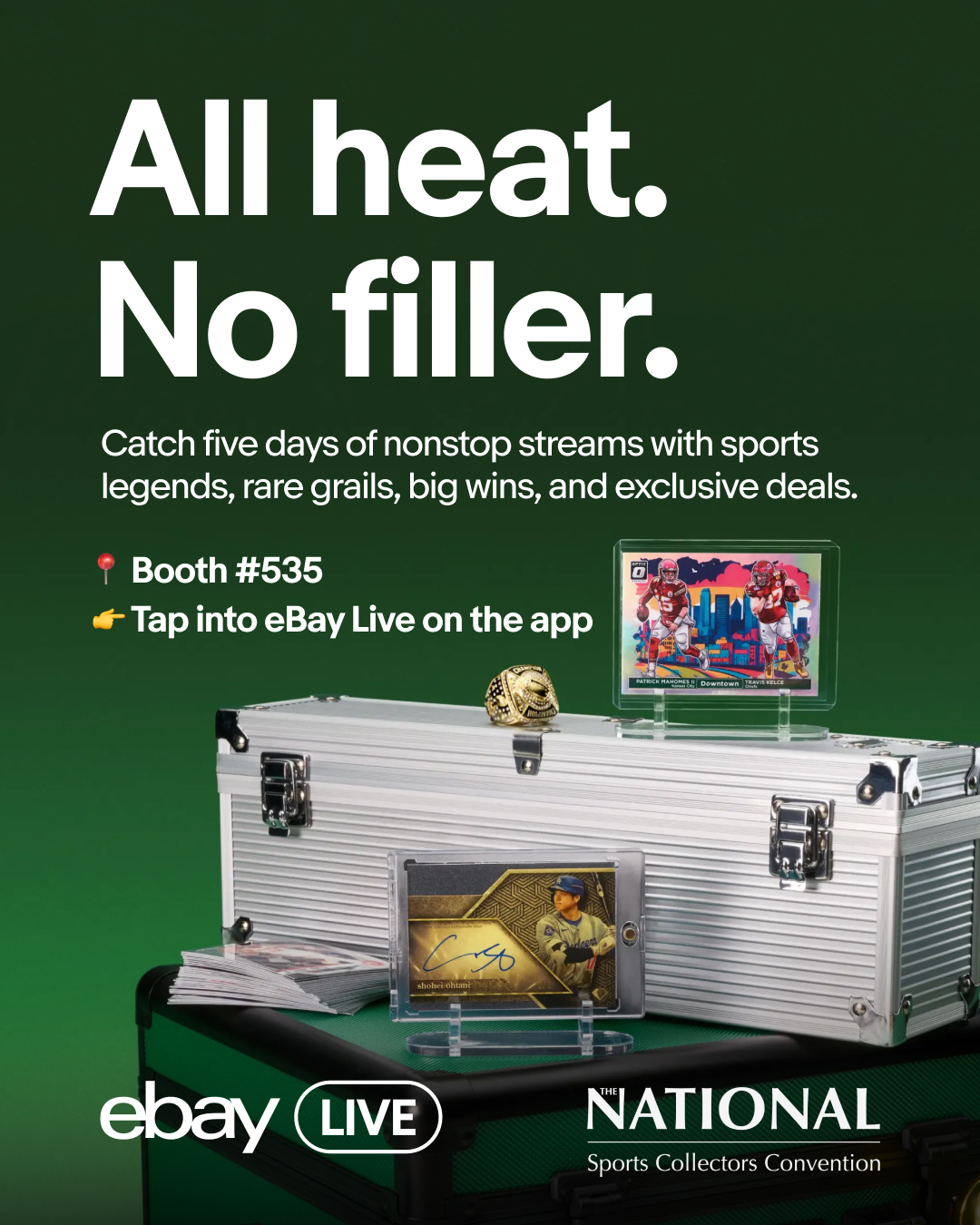 Don't miss EbayLive at the 46th National Sports Collectors