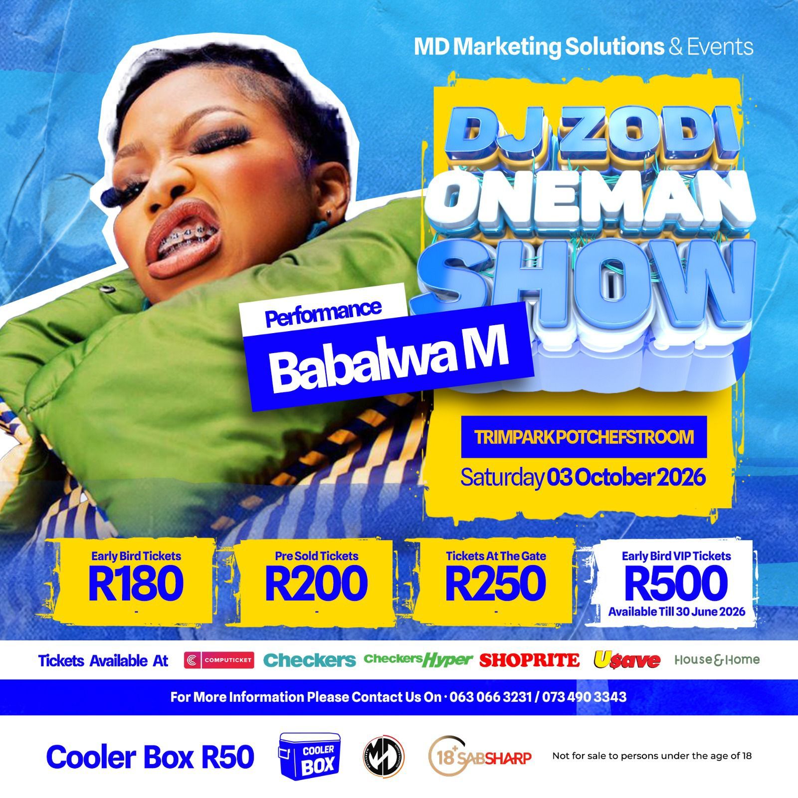 DJ ZODI | One Man Show Presents Babalwa M as their second