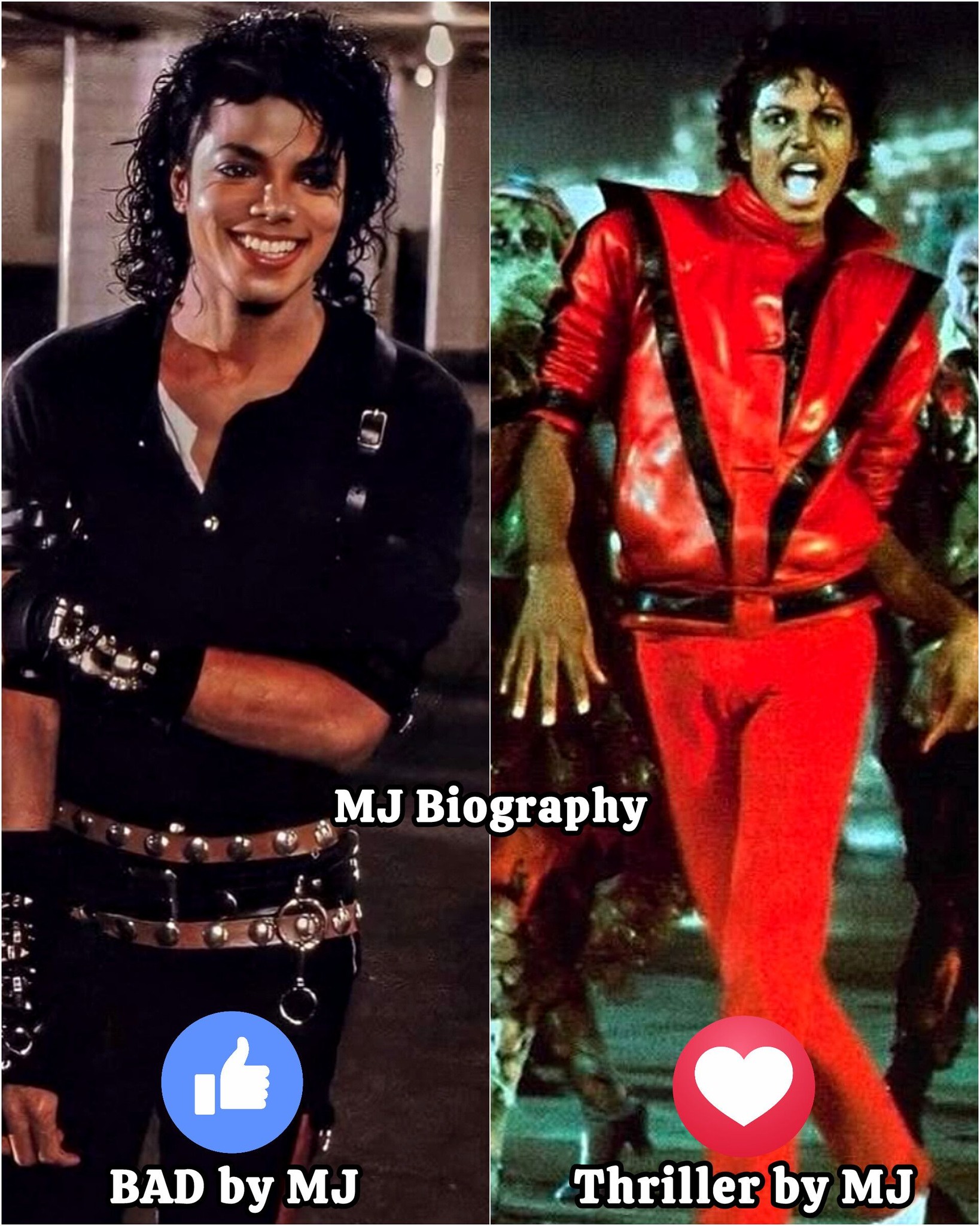 Michael Jackson's Thriller in different eras