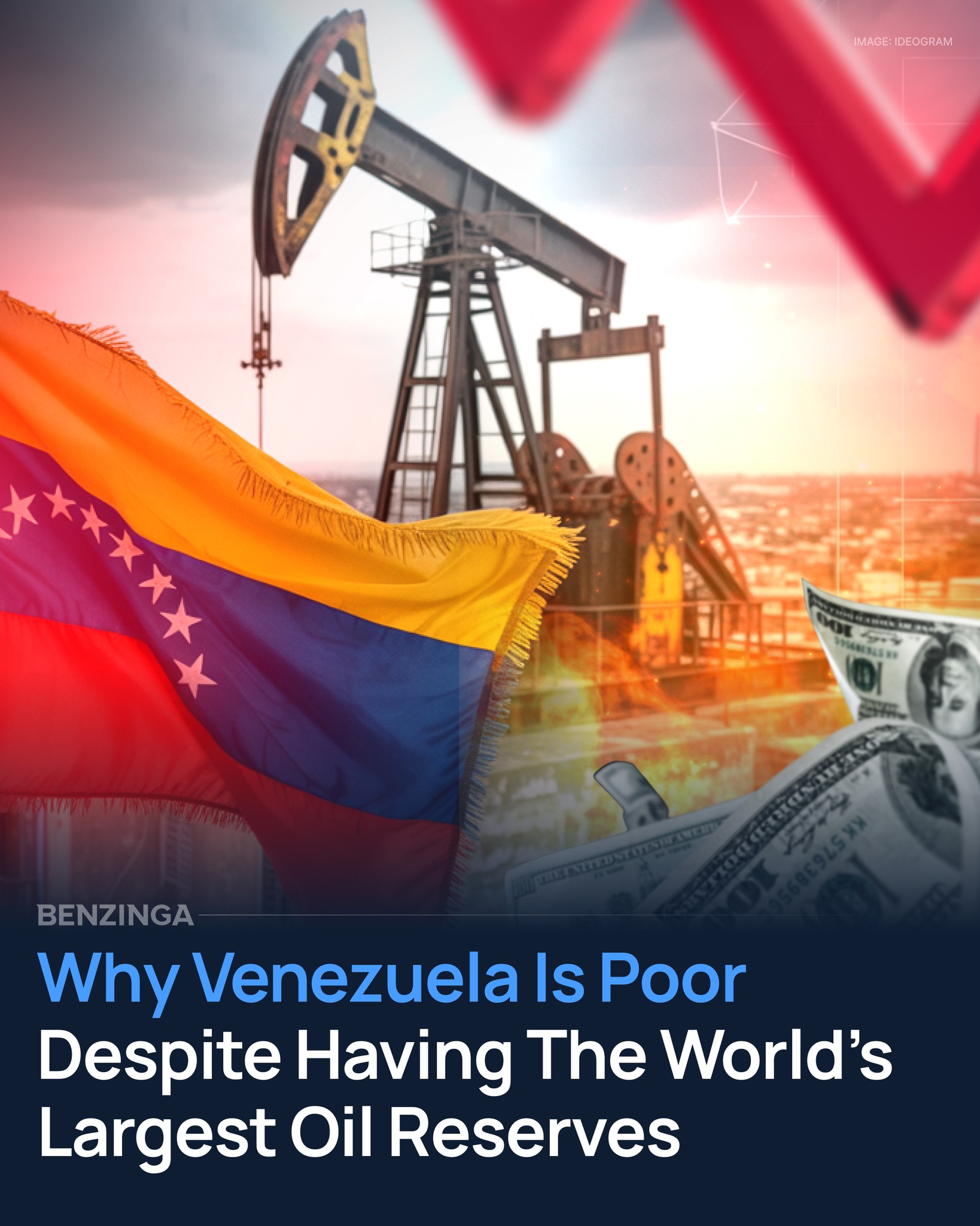 Benzinga - Venezuela holds the largest proven oil reserves in the world ...
