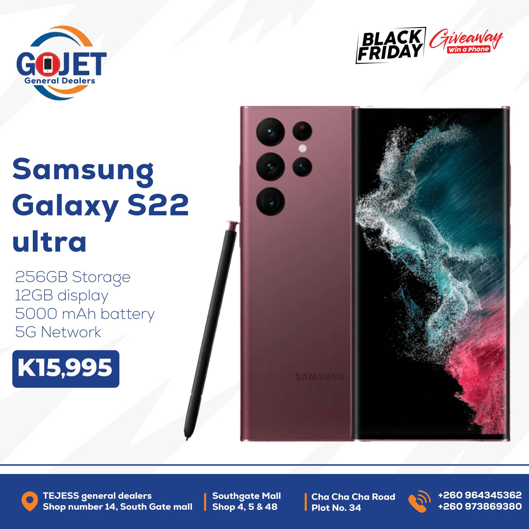 Samsung Galaxy S22 Ultra 256GB Orion Online Store