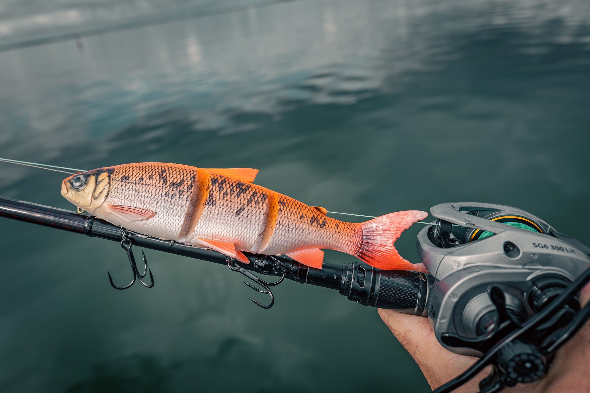 Savage Gear Vib Blade - Lame Finesse à Action vibrante et Clignotante, idéale pour la pêche de la Perche, du brochet et du Sandre en Eau Douce et en Eau salée, Green