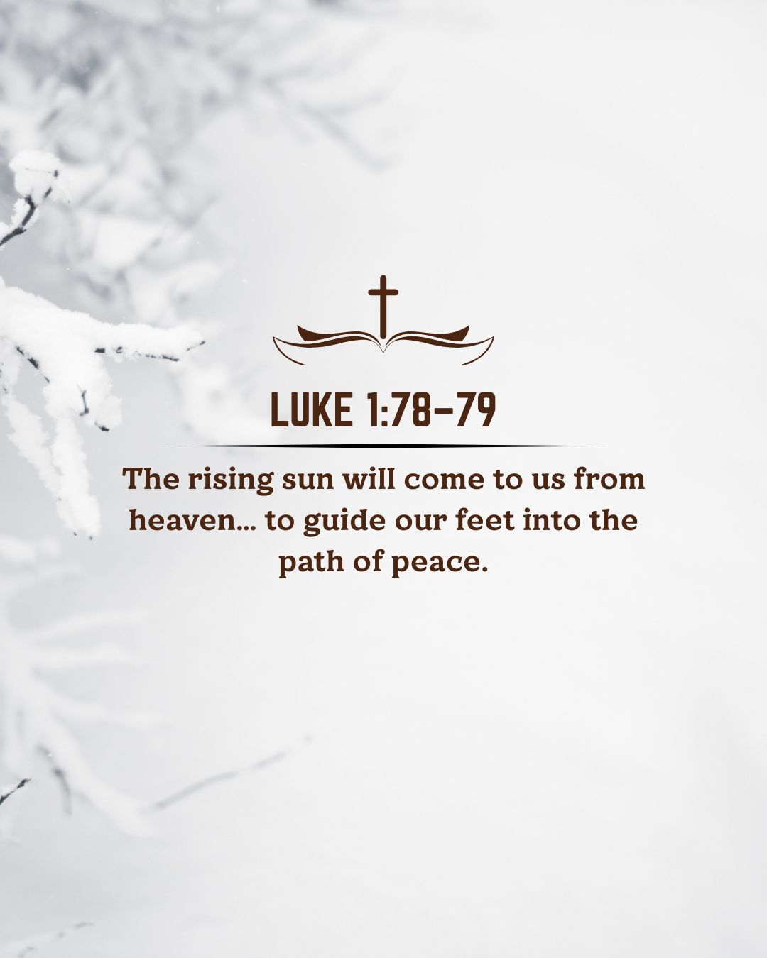 First - Luke speaks of a dawn that rises not from human achievement but ...
