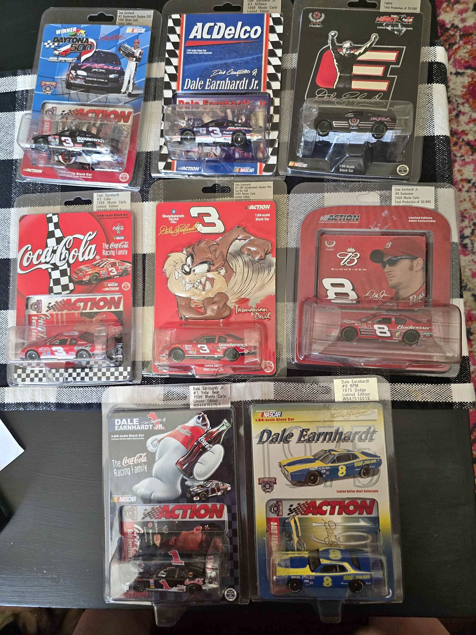 NASCAR Dale Earnhardt Jr & Sr Diecast 1:64 Car Collection - Toy Race ...