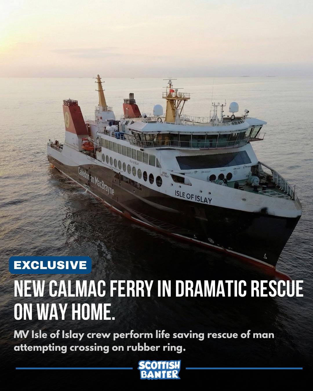 Scottish - The new CalMac ferry, MV Isle of Islay, has been involved in ...