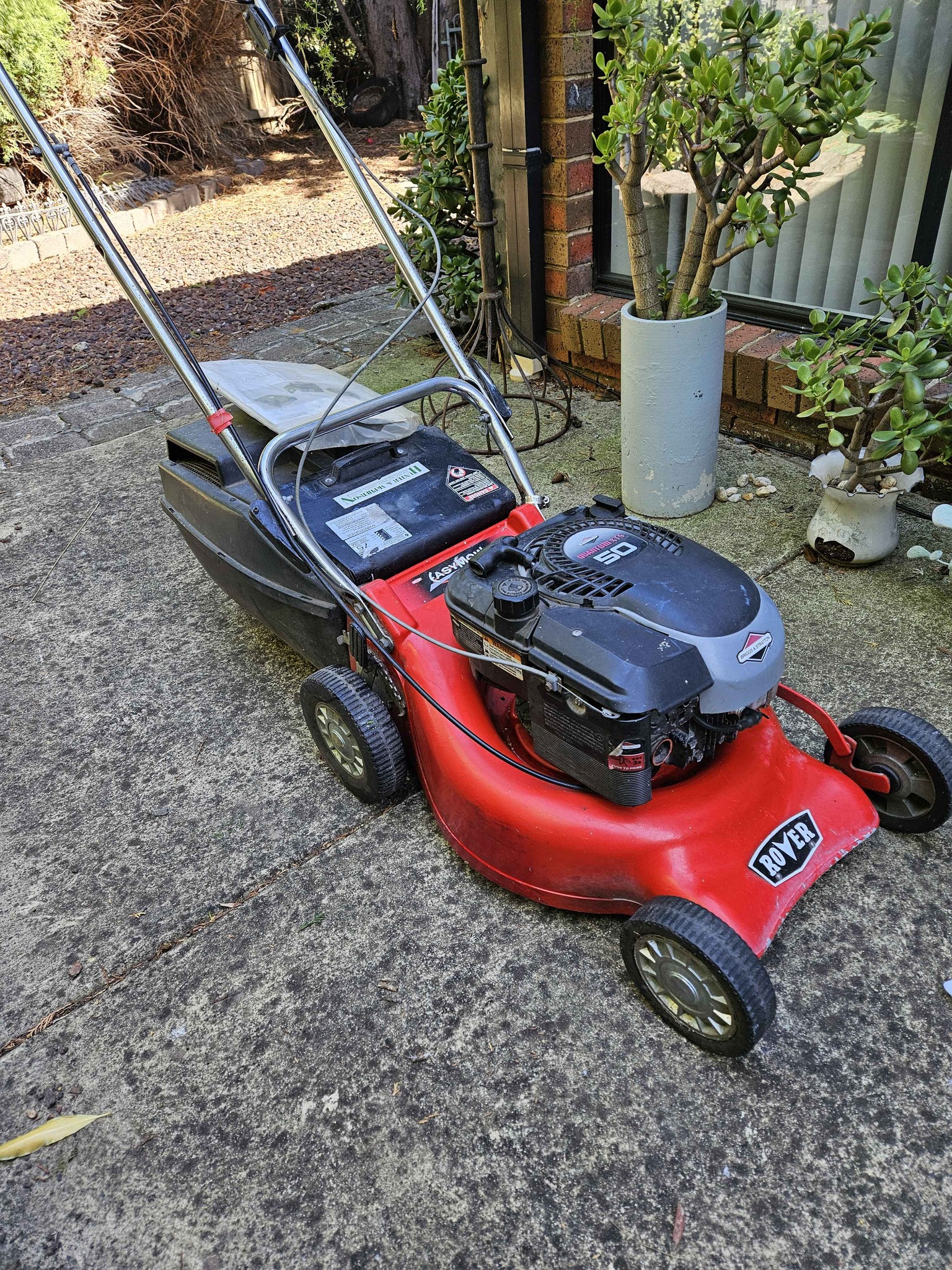 Rover easy mow self propelled lawn mower model 17592 - Lawn Mowers ...