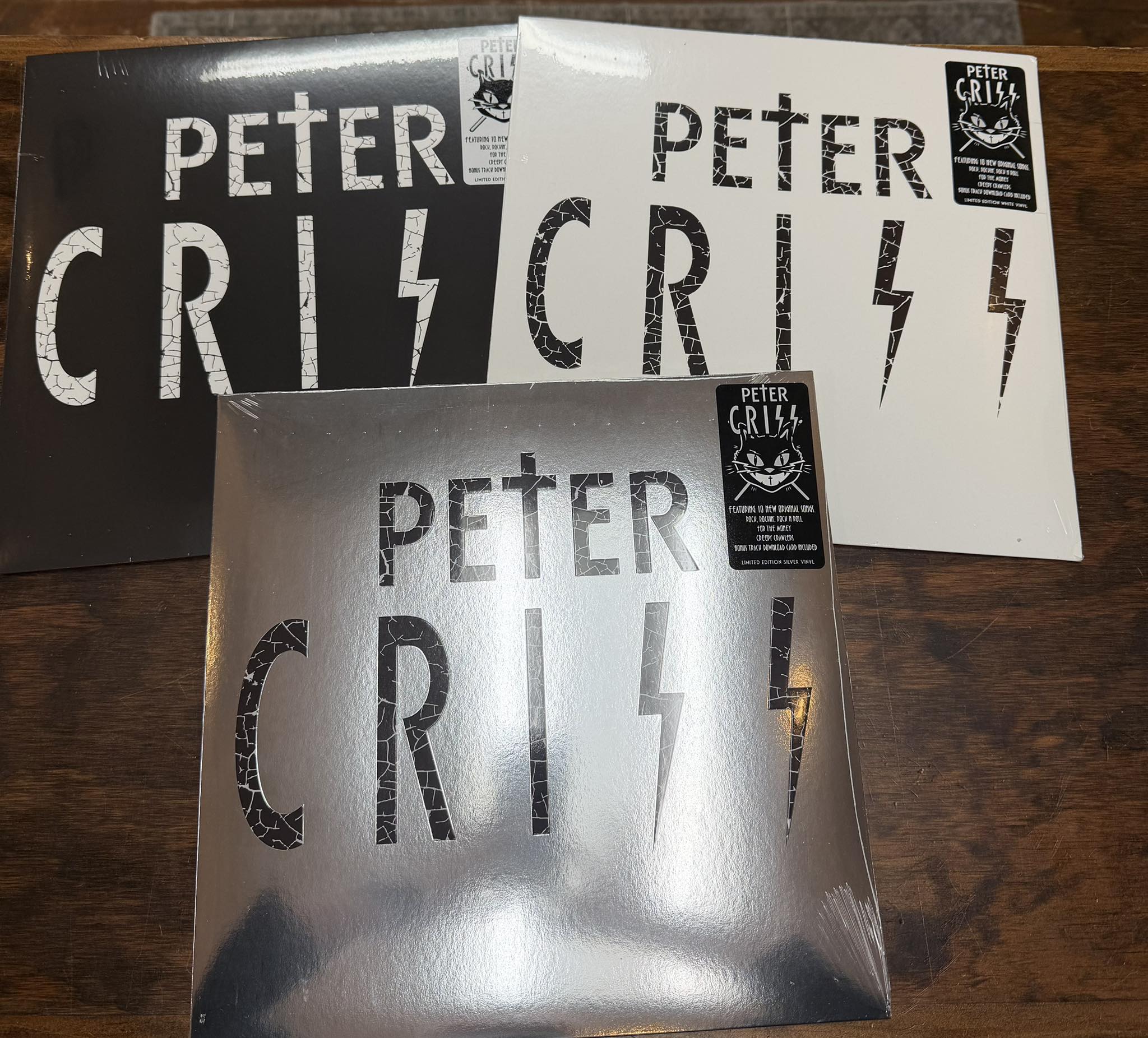 Peter Criss self-titled LP in stock with limited edition color 