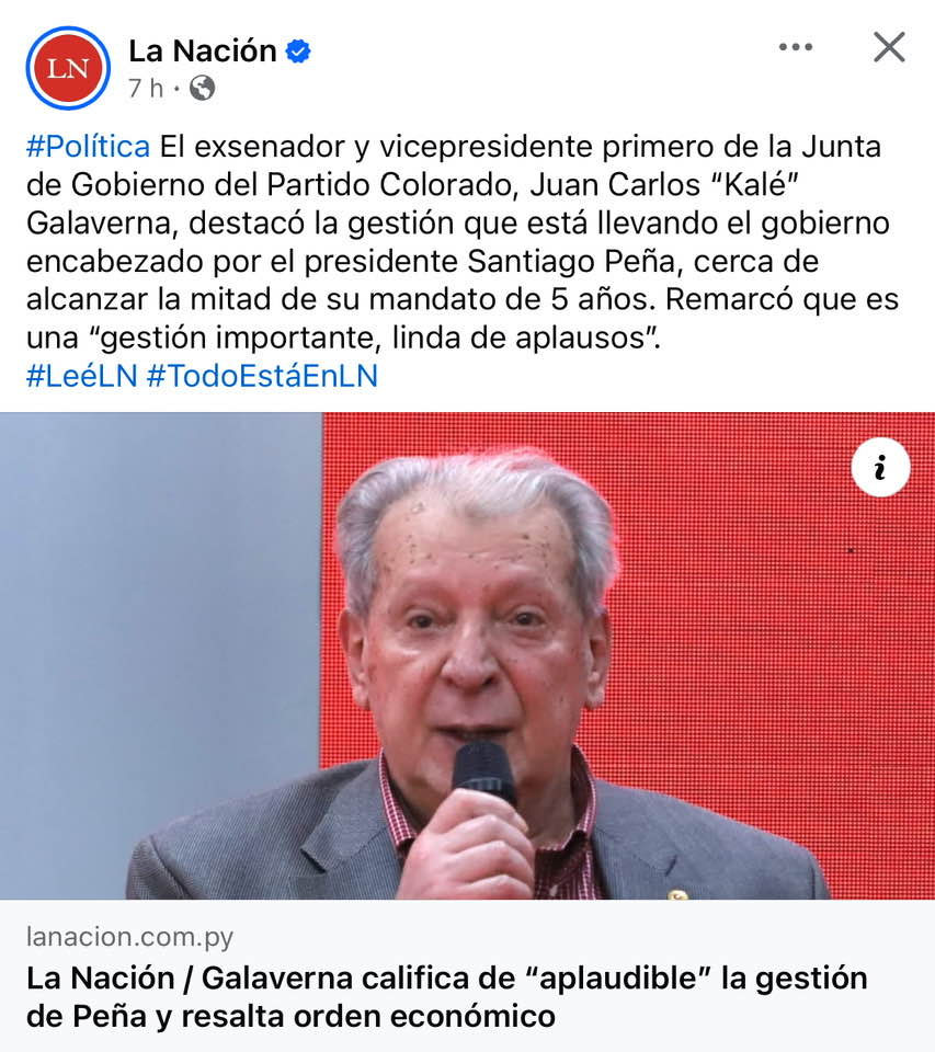 Diario La Clave - 🔸El jubilado como senador colorado, Juan... | Facebook