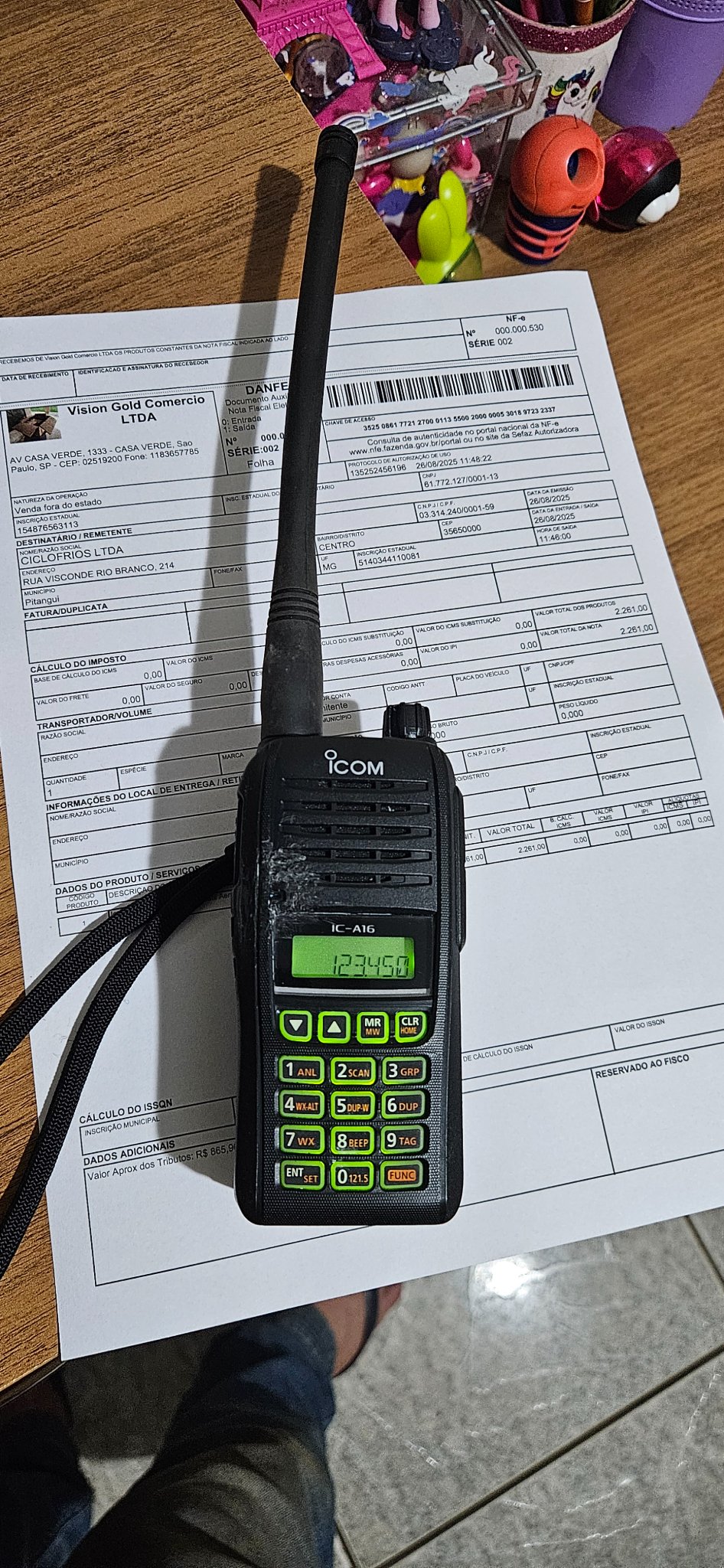Icom Ic-a16 Transceptor Portátil Aeronáutico 6w (Usado) - Cables ...