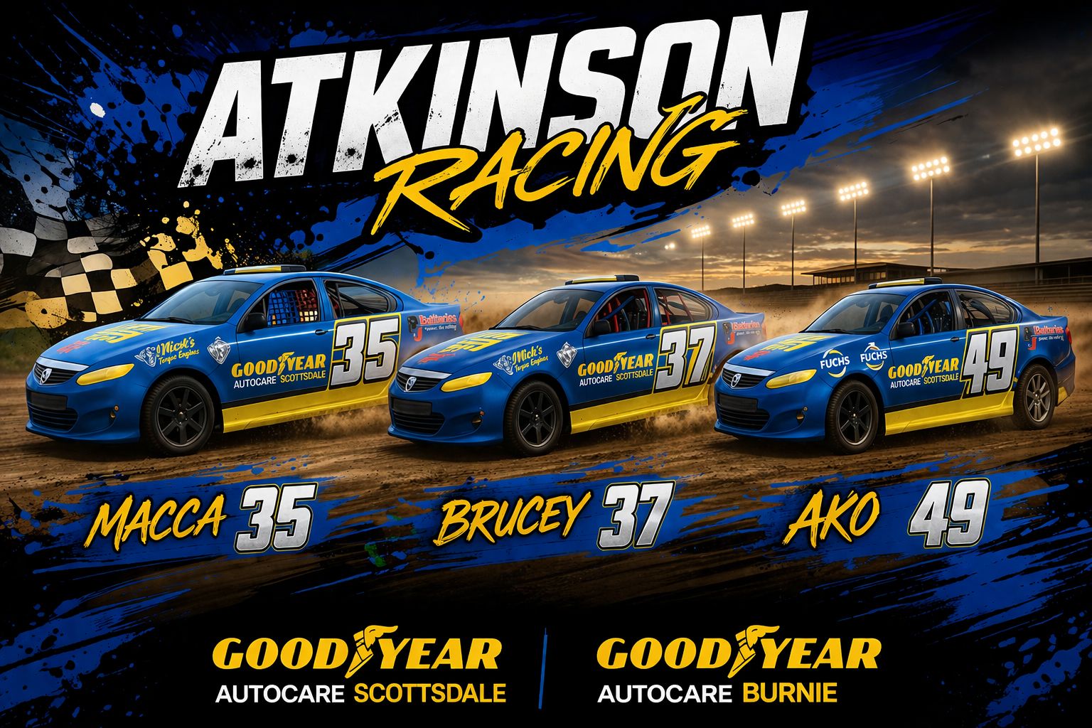 Carrick Heat 1 started 9th finished 2nd Heat 2 started pole and won ...