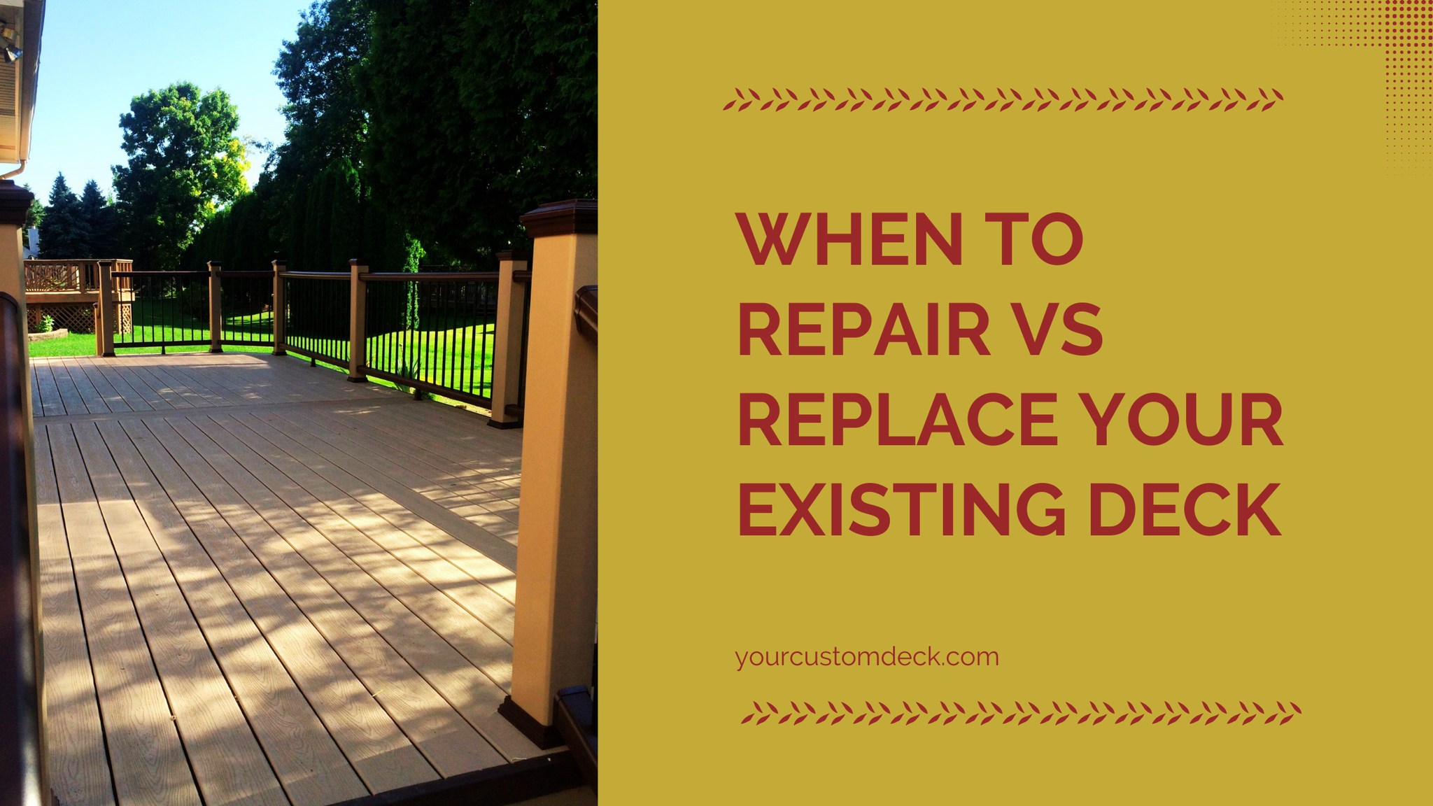 🏡 Repair or Replace Your Deck?... - RN Construction INC | Facebook