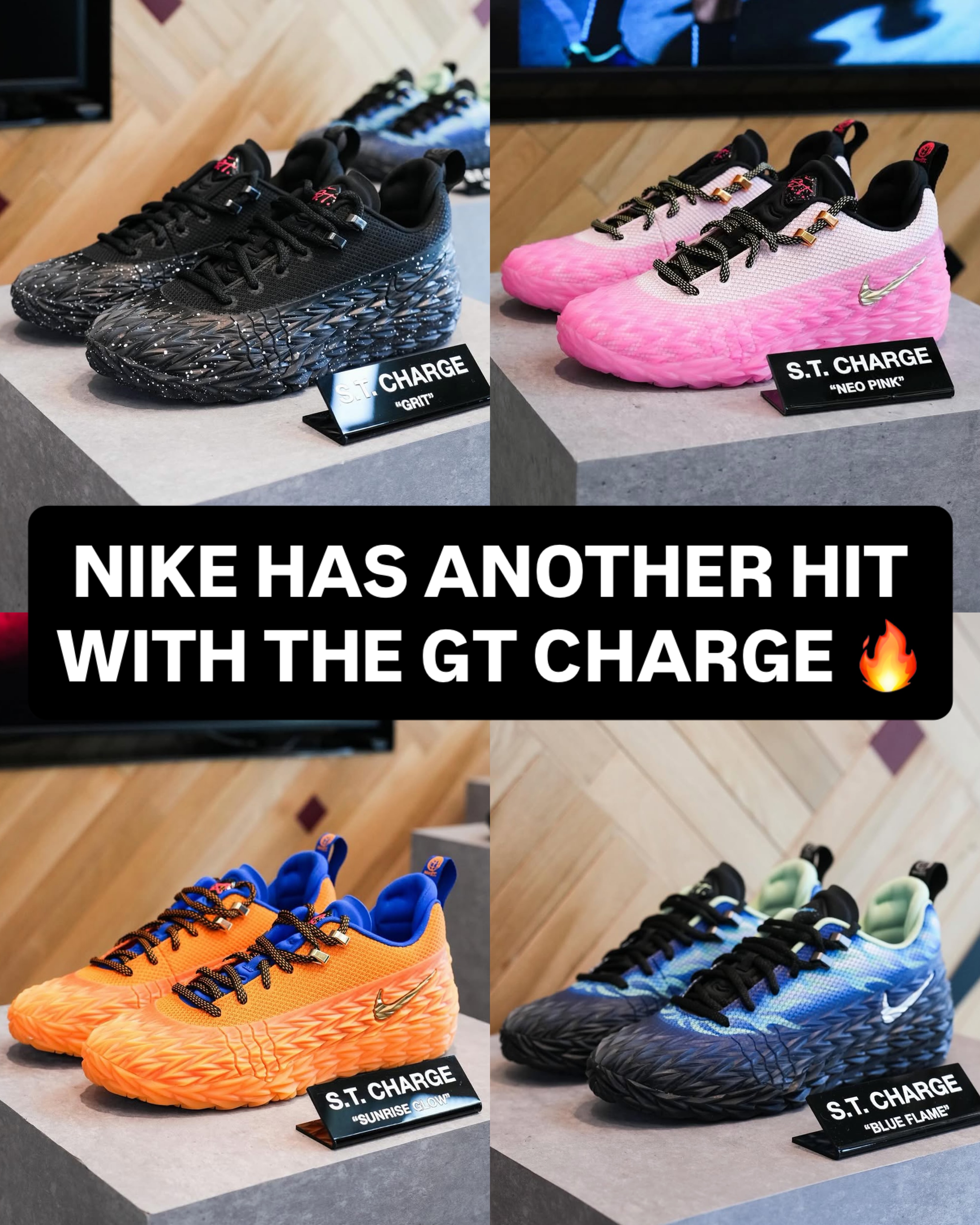 First Look at new Nike ST Charge colorways expected to release