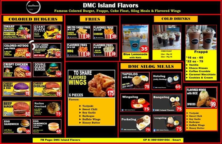 We are OPEN! Colored Burgers and... - DMC Island Flavors