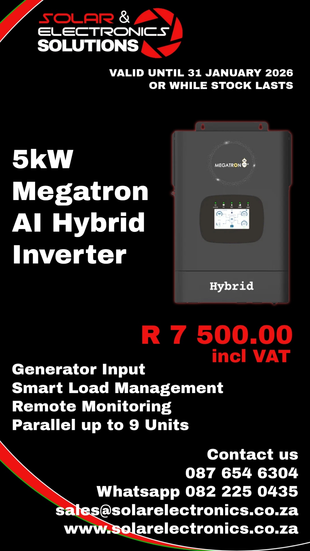 5KW Megatron AI Hybrid... - Solar & Electronics Solutions | Facebook