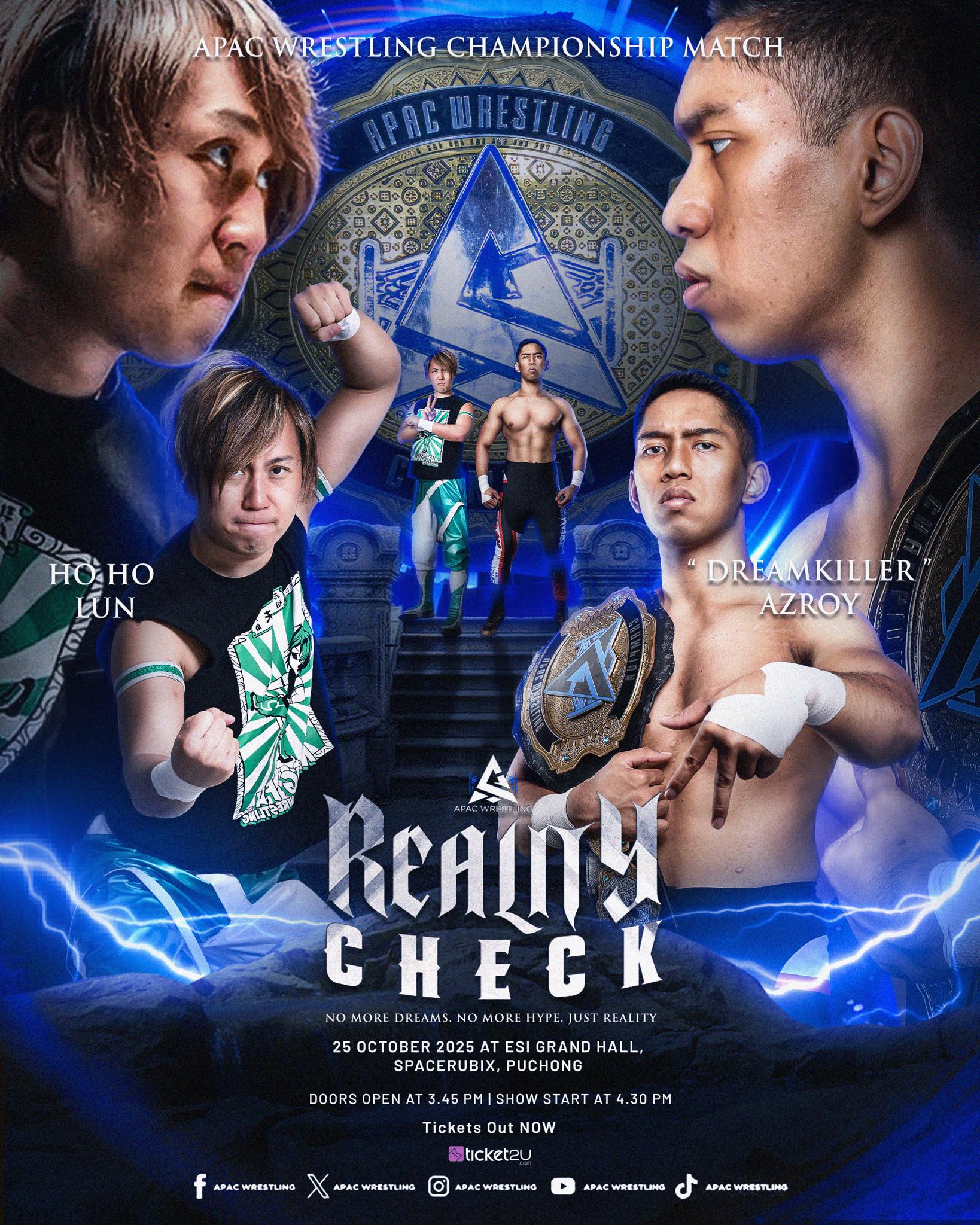 APAC - The APAC Wrestling Champion, “Dreamkiller” Azroy, is back — but ...