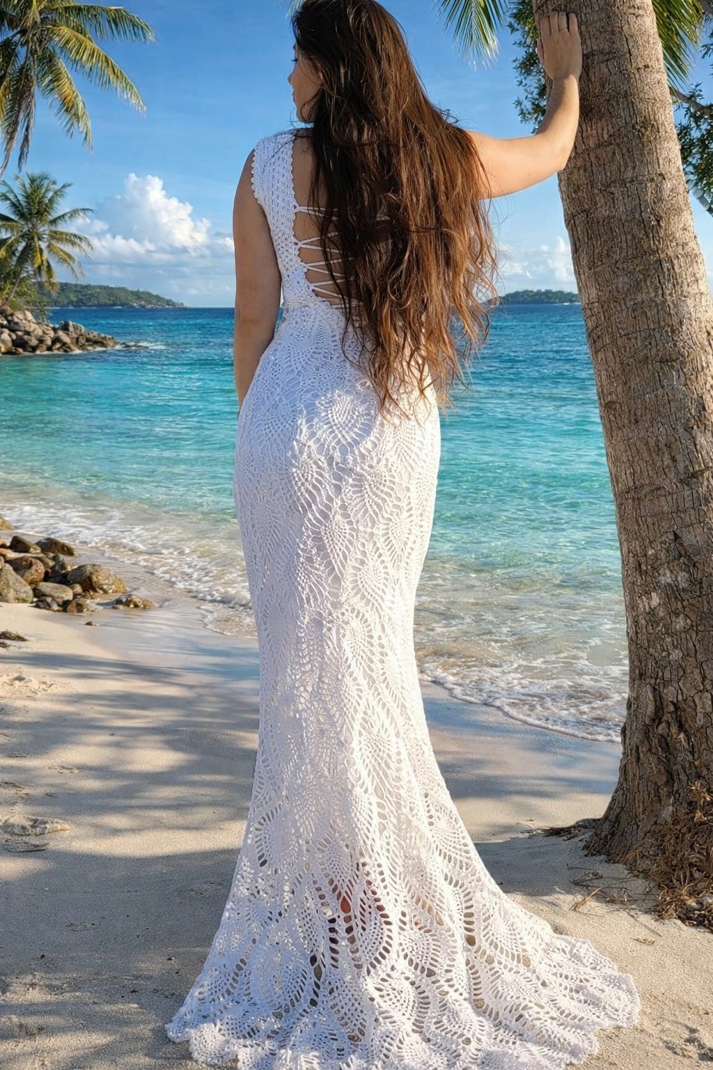 cute lace mermaid wedding dresses LaDivine S432W Long Corset Dress What to Wear on 237095-002 Color:Black-Lavender / Winter Solstice It features beautiful embroidered