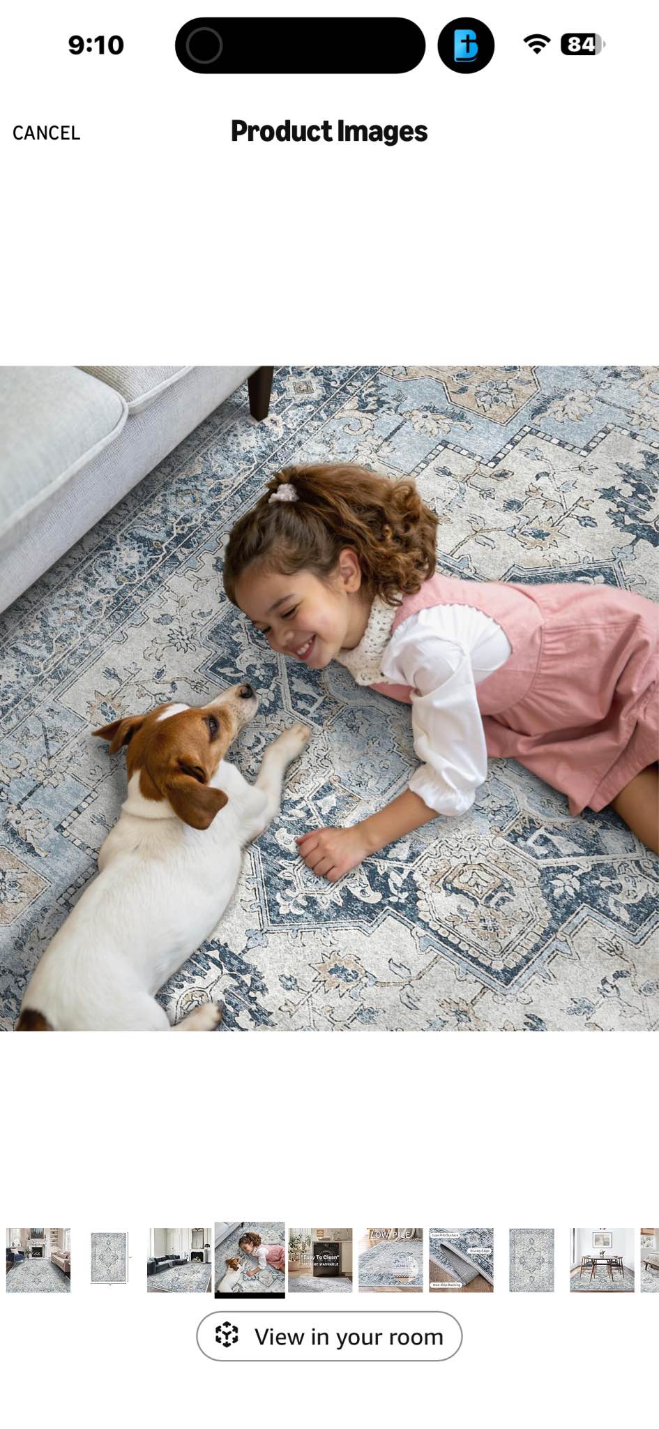 New GENIMO 9x12 Area Rugs for Living Room, Machine Washable Non Slip ...