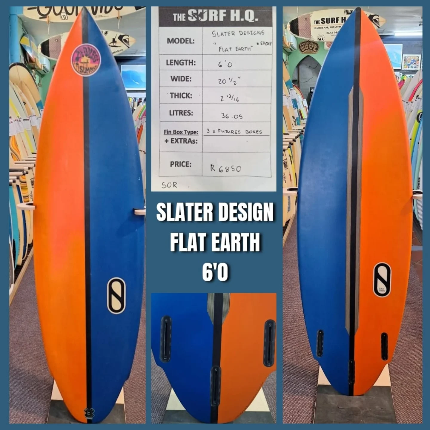 Preloved (almost new) Slater Shapes /Firewire specials in our 
