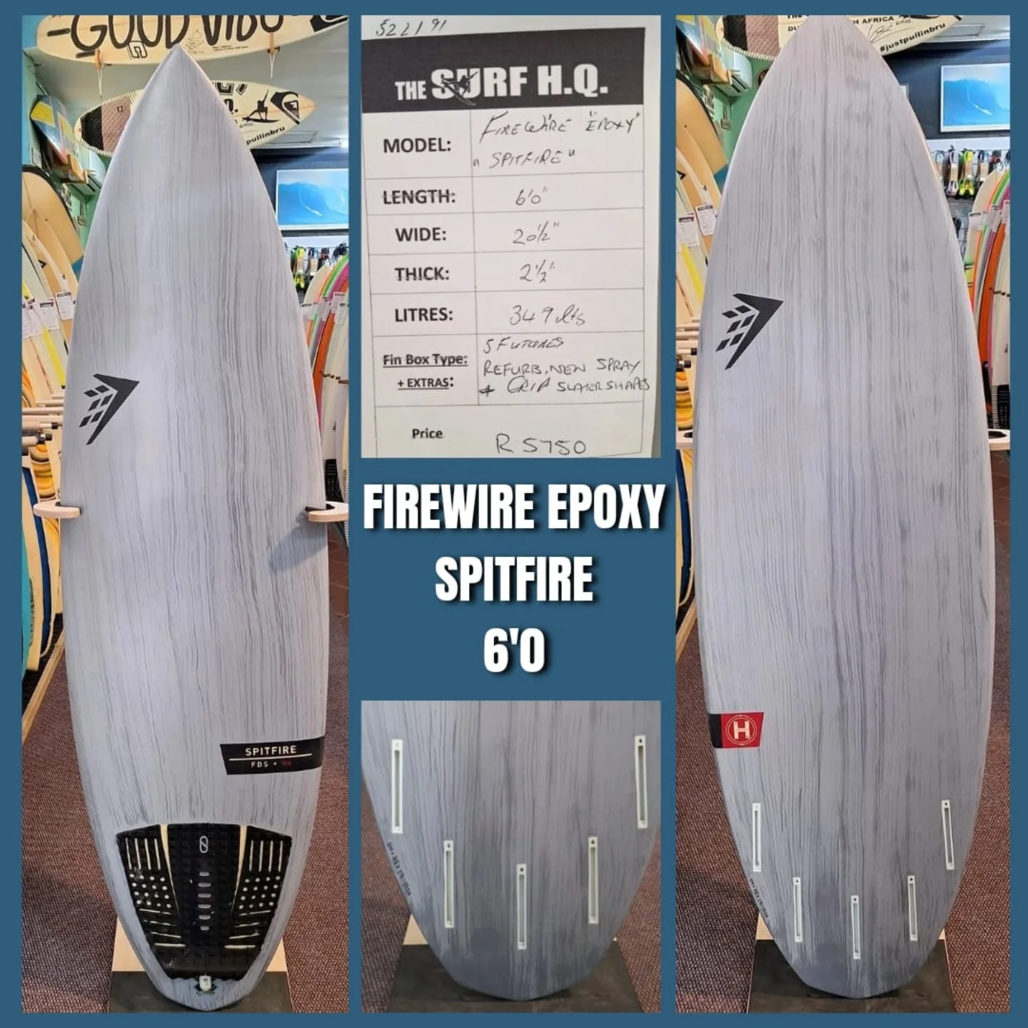Preloved (almost new) Slater Shapes /Firewire specials in our 