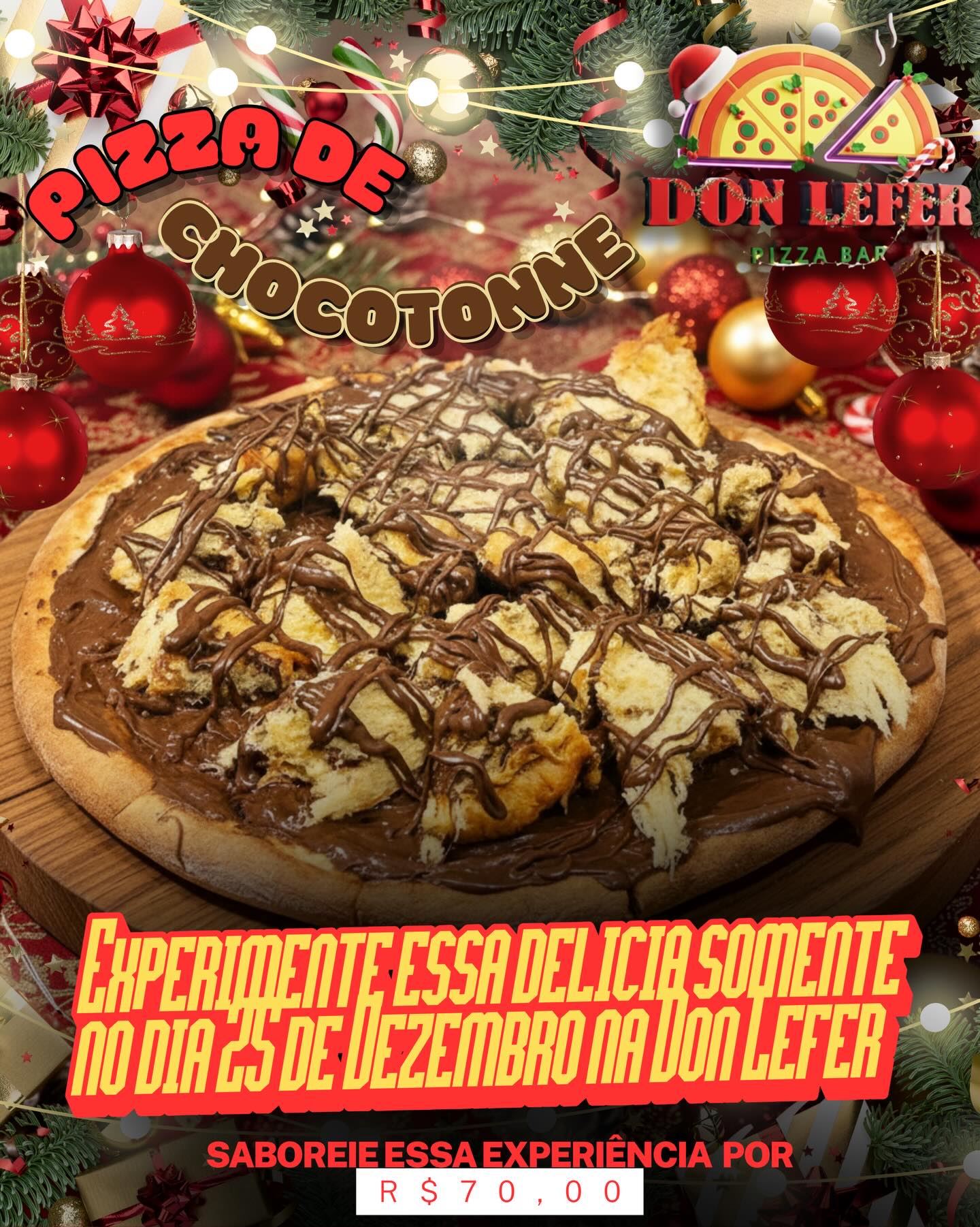 Pizzaria - 🎄 O Natal ficou ainda mais doce na Don Lefer! 🎄 Chegou a ...