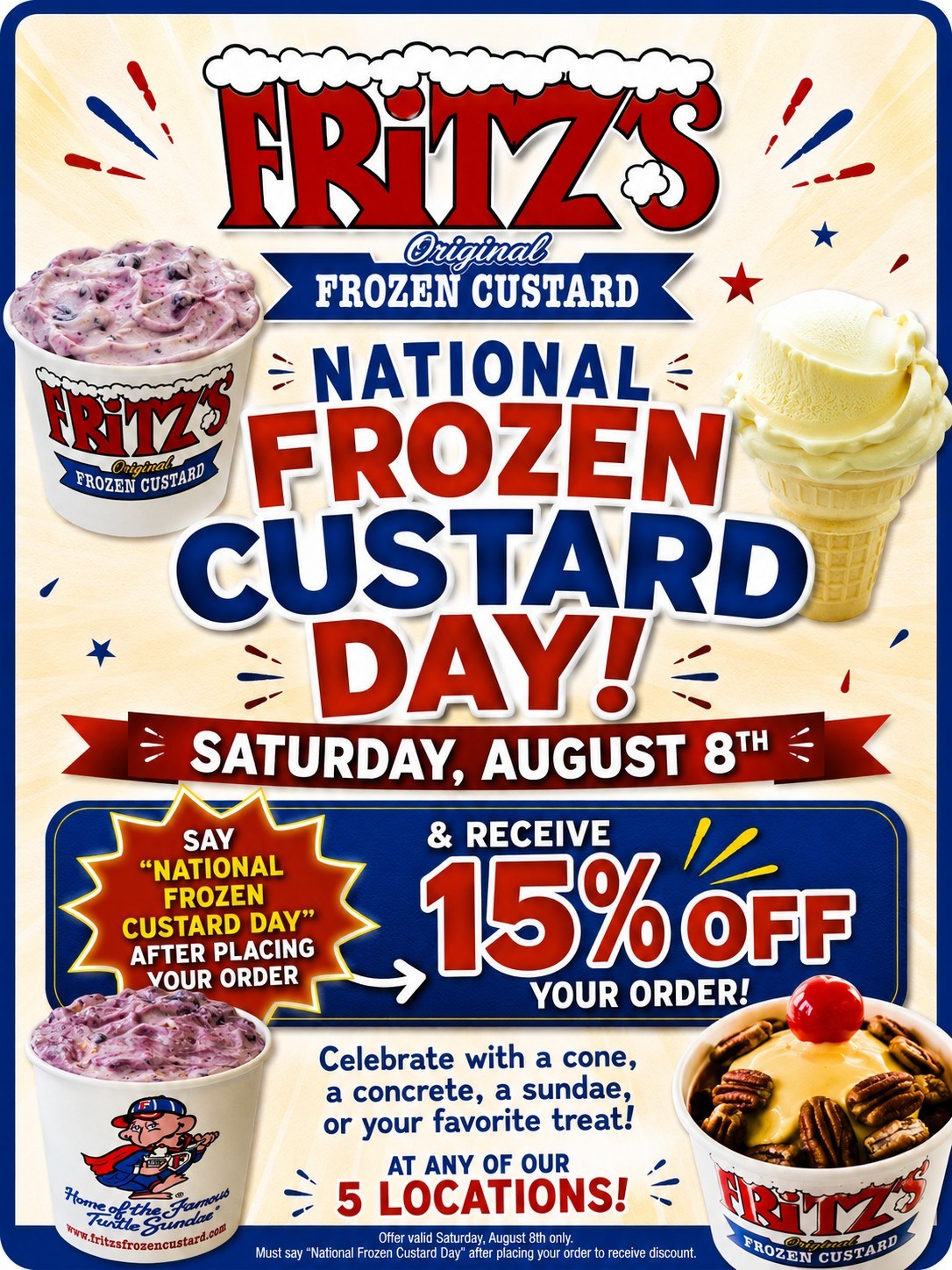 Fritz's - Here is the June Flavor of the Day Calendar! | Facebook