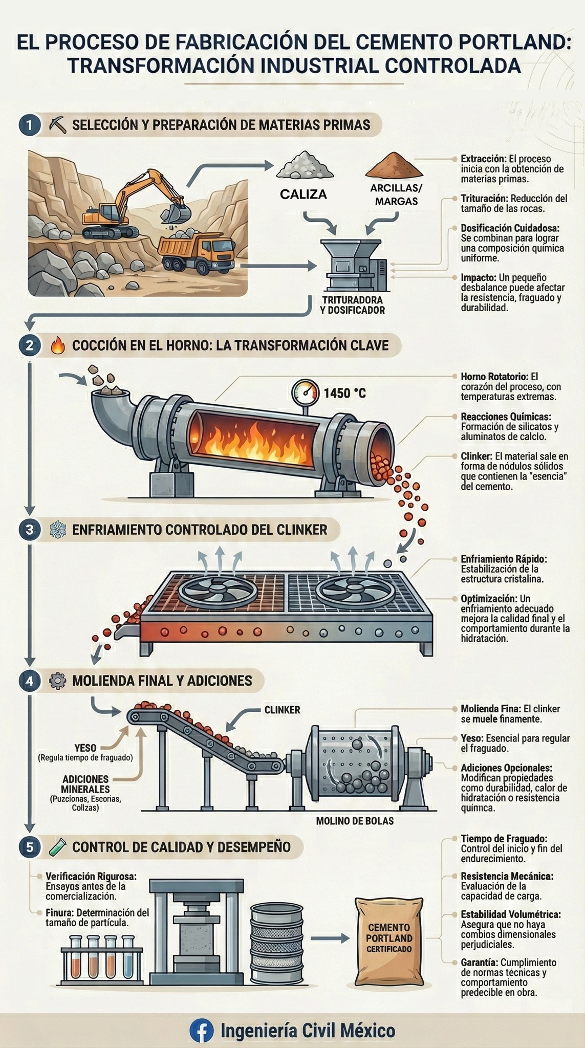 Ingeniería - El cemento Portland no es un material natural: es el ...