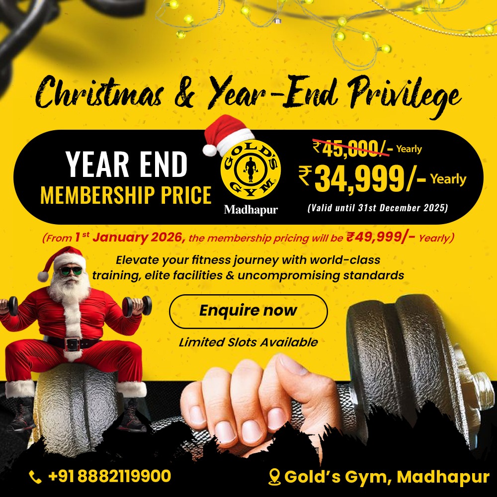 Gold's Gym _ Madhapur | Hyderabad