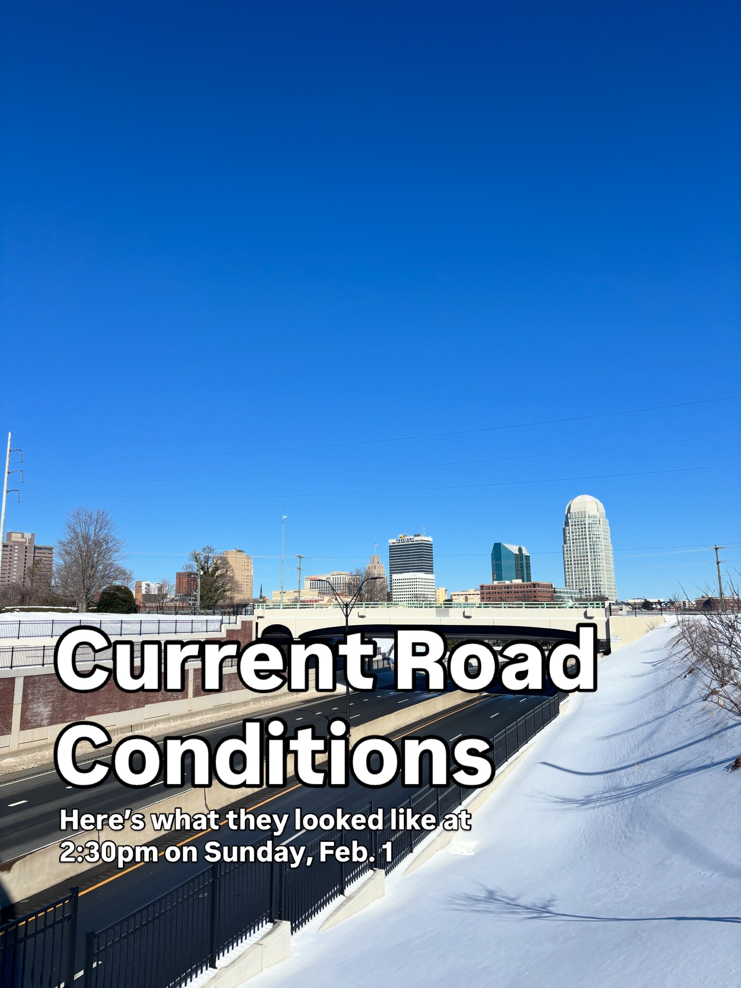 ⚠️What do the roads look like?... - The Go-To Winston-Salem | Facebook