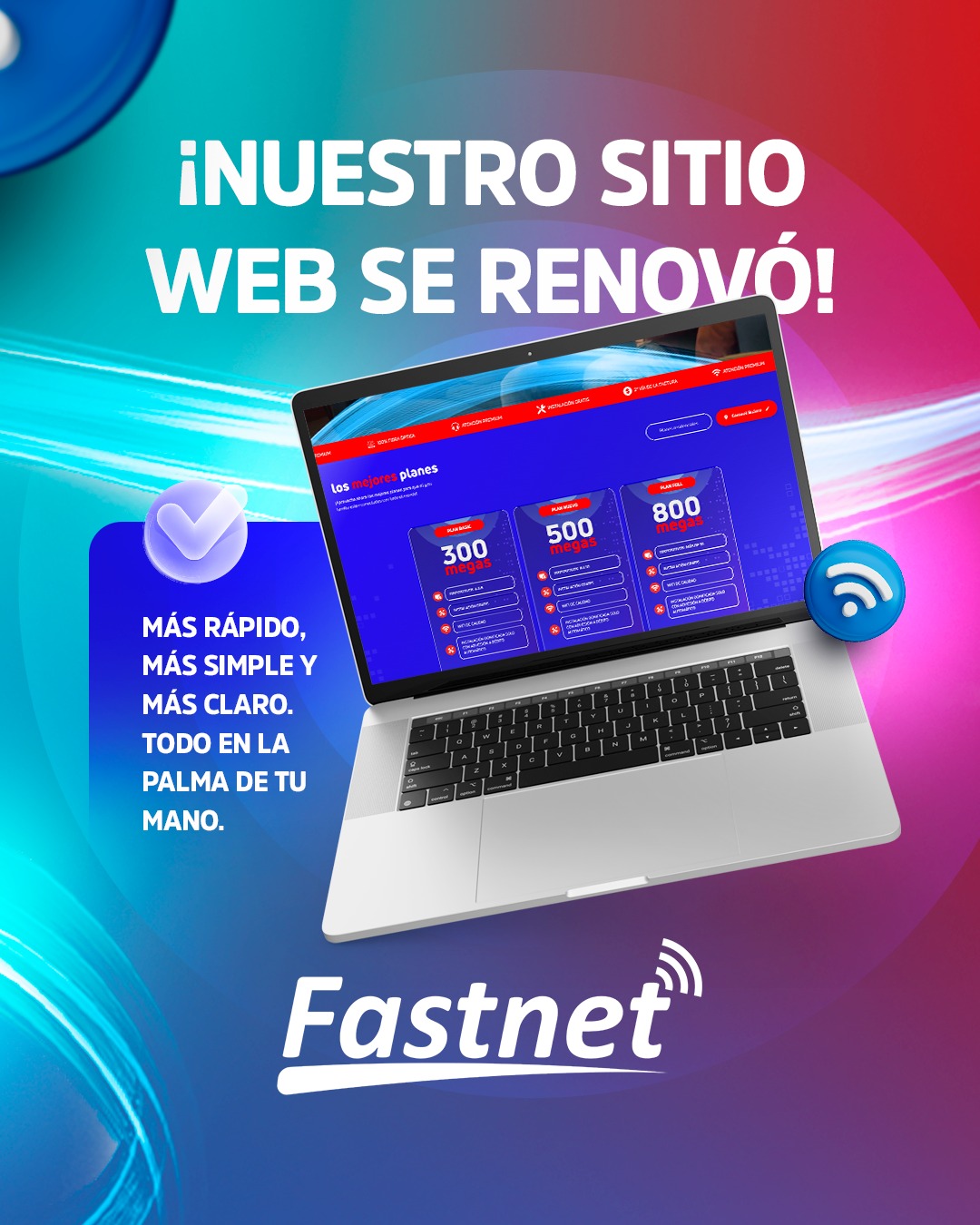 FastNet - ¡Nuestro sitio web se renovó para vos! Ahora es más rápido ...