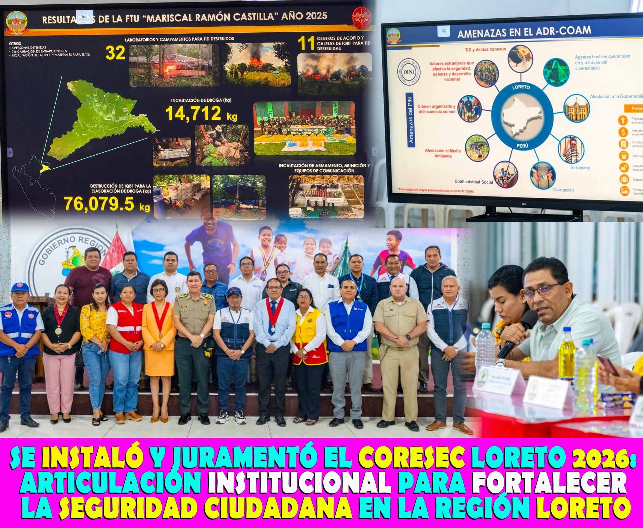 Iquitos - 🔴🟠🟡CORESEC LORETO 2026: ARTICULACIÓN INSTITUCIONAL PARA ...