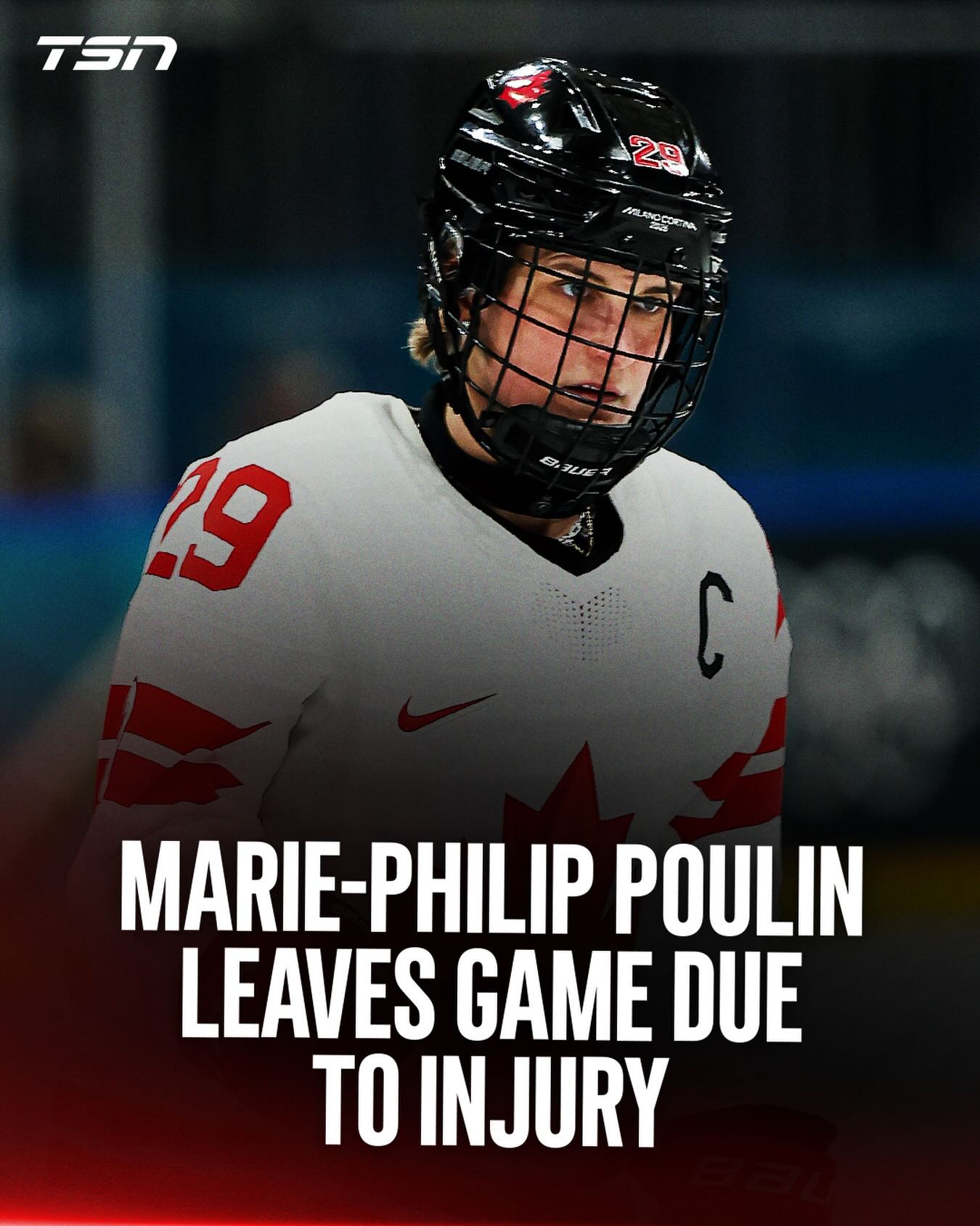 TSN - MPP went to the locker room in Canada’s game against Czechia at ...