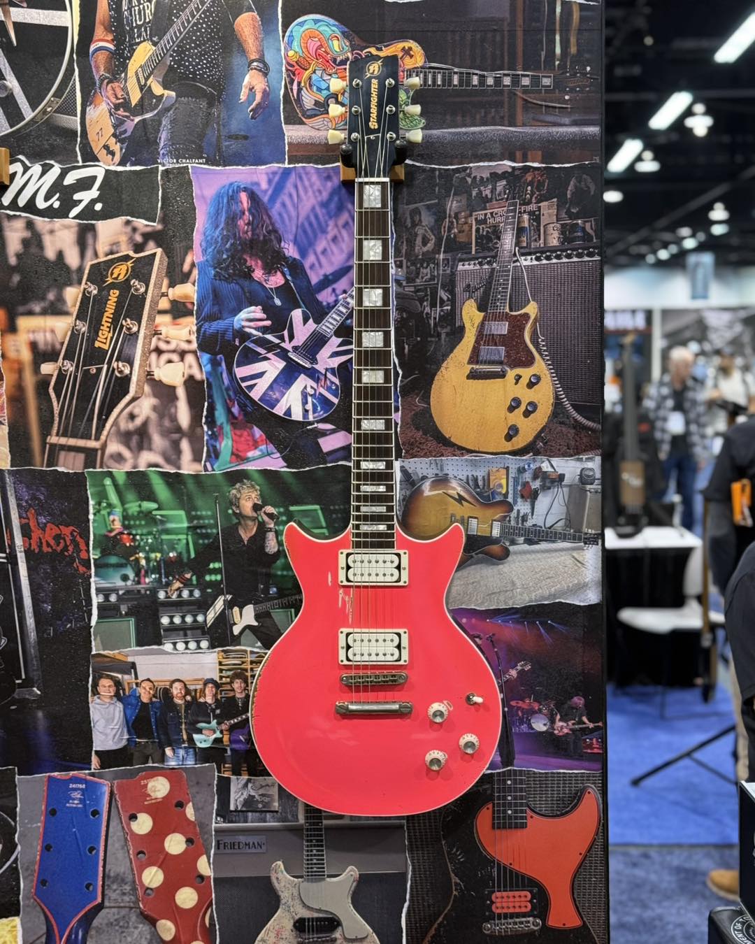 From NAMM 2026 in Anaheim. Billy Rowe from Buckcherry and his Rock