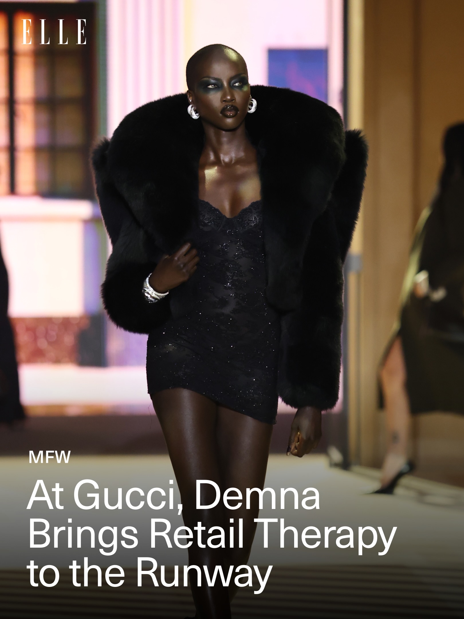 kim kardashian green gucci velvet dress Demna has figured out GUCCI. At least, that's what he wrote in his show notes before his spring/summer 2027 show for the Italian brand in Milan today. This collection embodies his “complete Gold dress