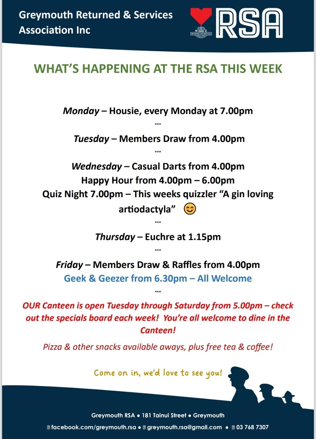 The West Coast (NZ) Community Noticeboard | Update for this week | Facebook