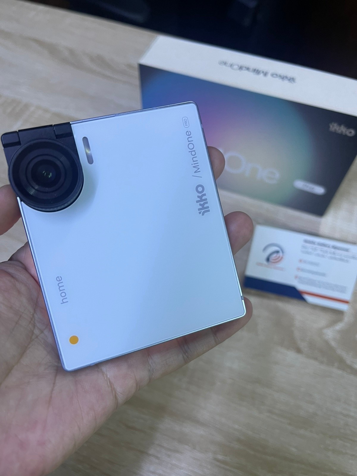 ikko Mind One Pro , 8/256 ,Pearl White ( Full Box) အရမ်း 