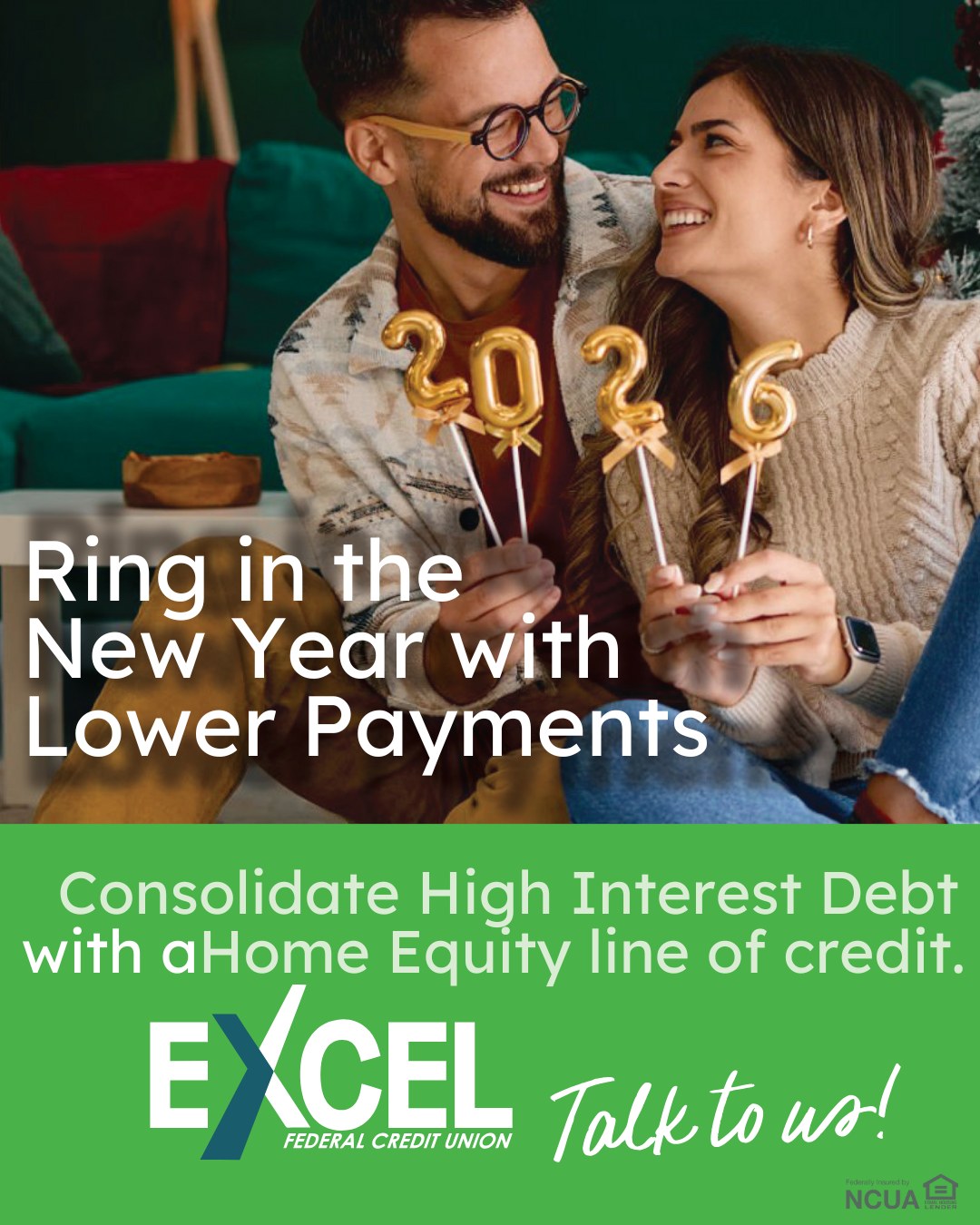 Want to ring in the new year... - Excel Federal Credit Union | Facebook