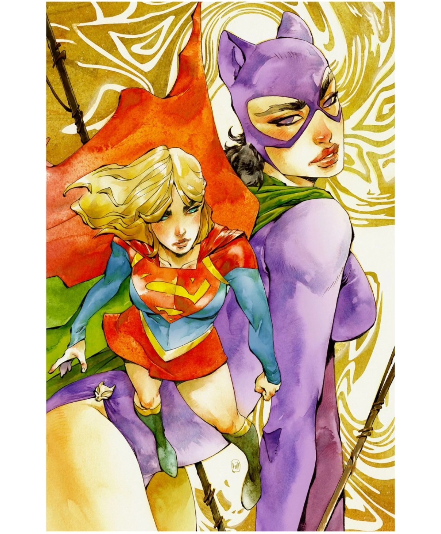My Batman / Superman: World's Finest #46 variant cover @dcofficial