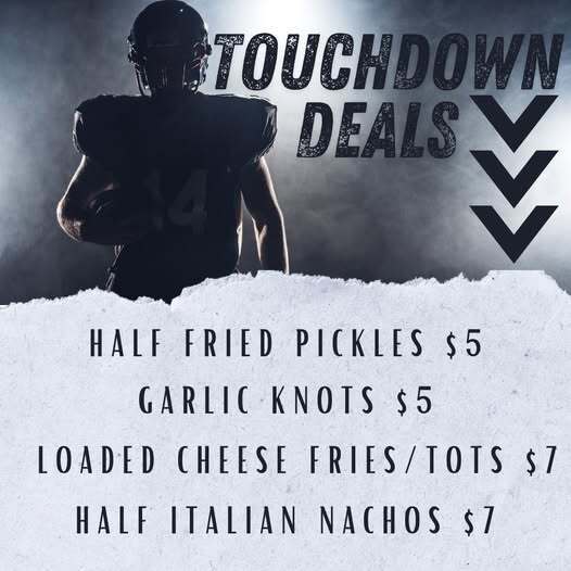 Old Chicago - 🏈🔥 Touchdown Deals are officially in season... | Facebook