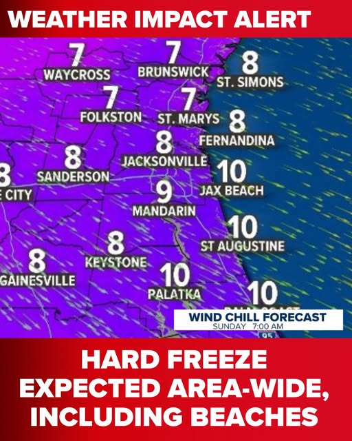 Who's ready for the cold?! 🥶 We're talking about some bitter wind