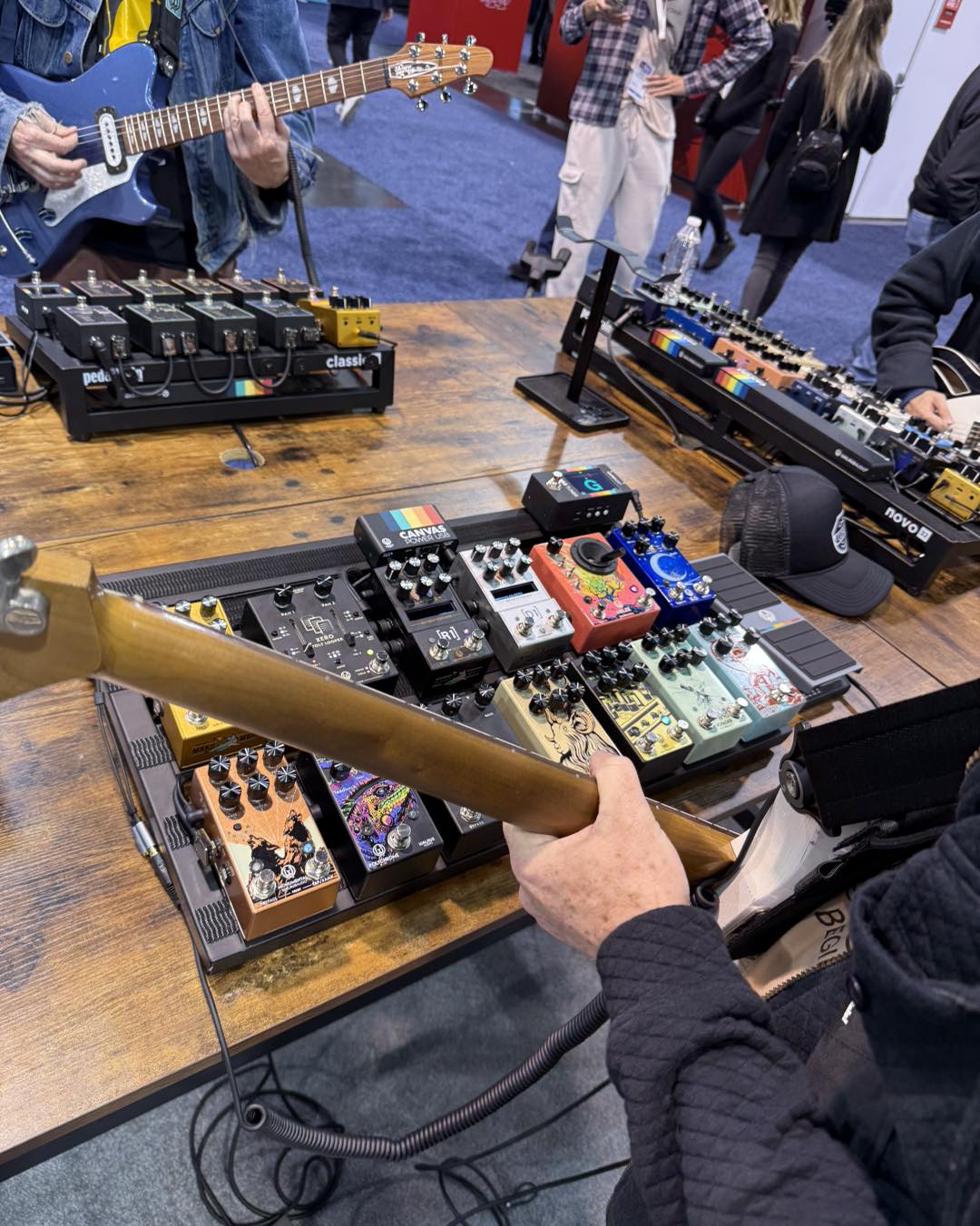 From NAMM 2026 in Anaheim. Pedals galore from Walrus Audio
