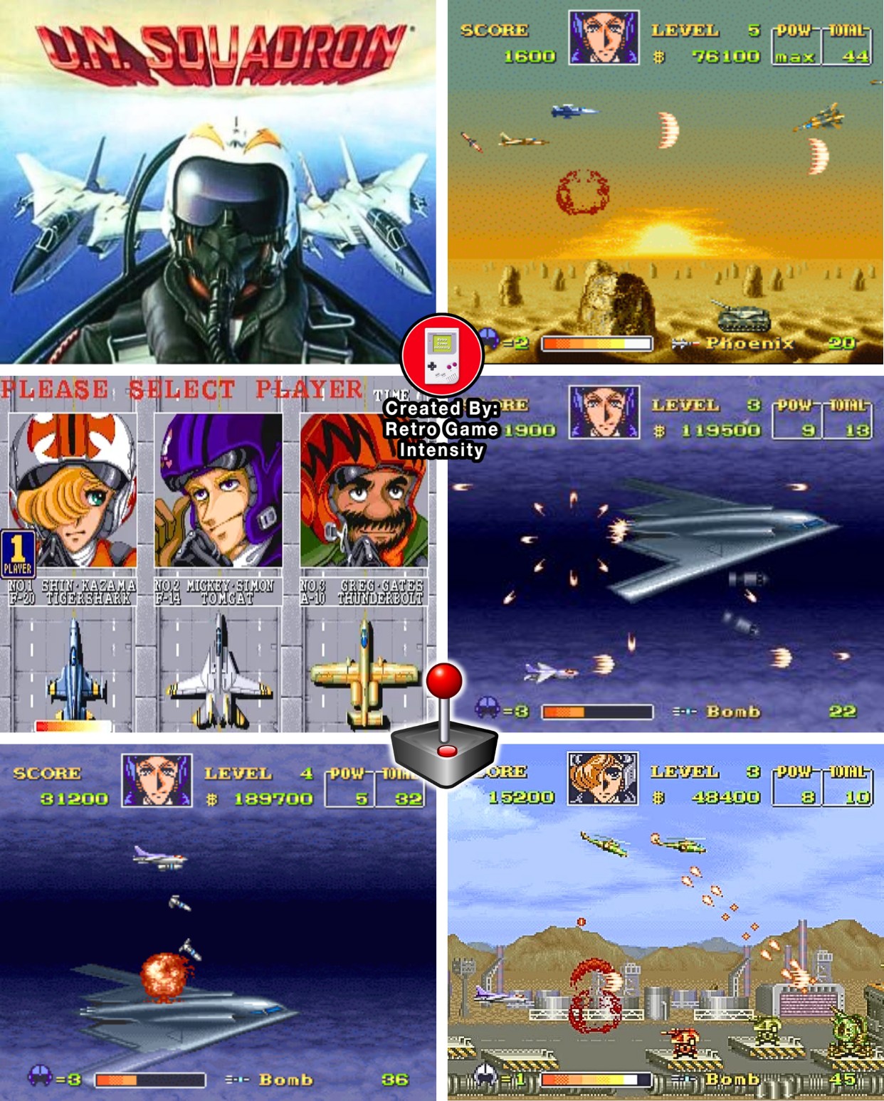 Area 88 /U.N. Squadron (SFC/Snes) ScreenShot Remake By Gemini