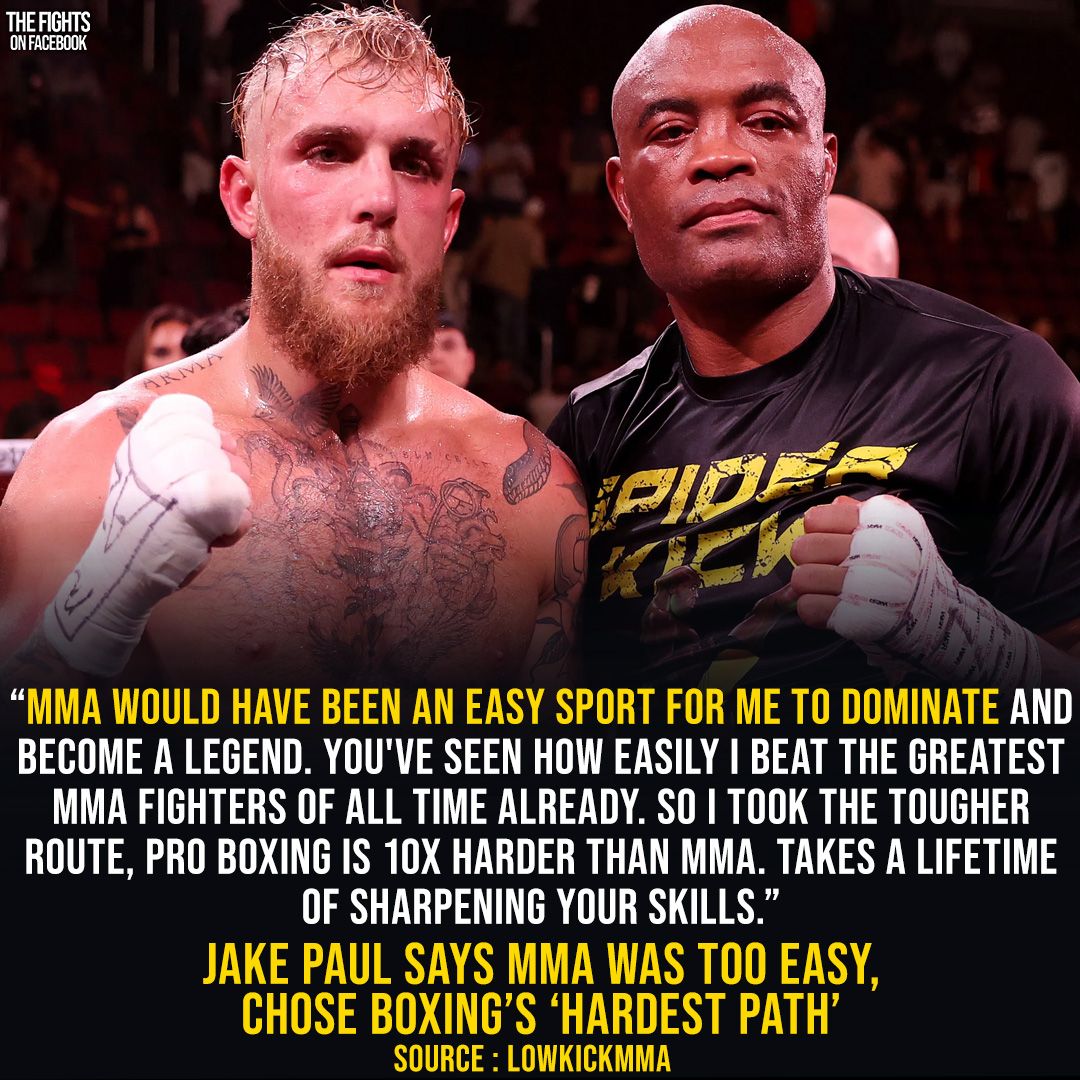 The Fights - Jake Paul is making some interesting statements 🤔 #mma # ...