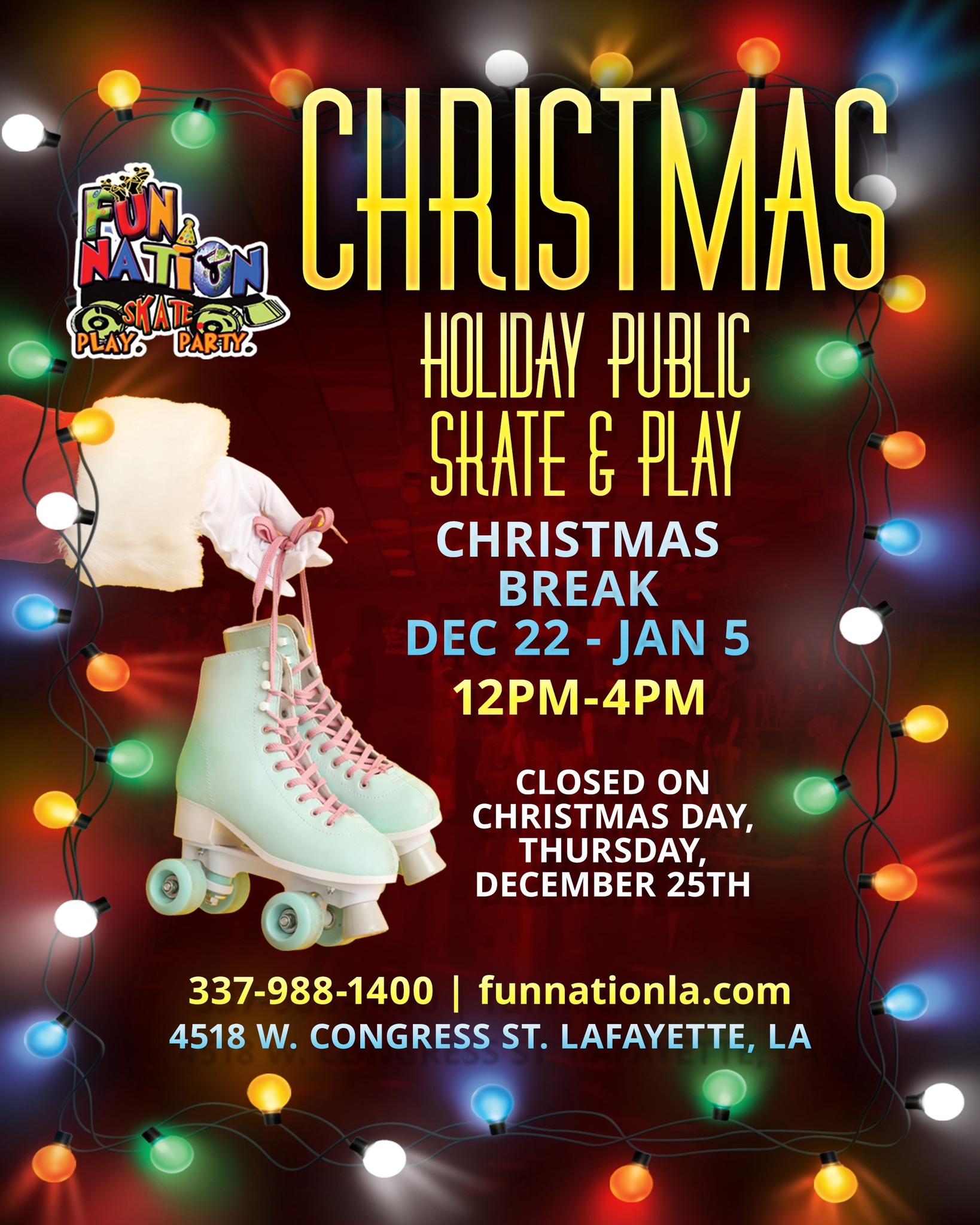 Fun Nation - 🎄 Celebrate Christmas Break at Fun Nation!... | Facebook