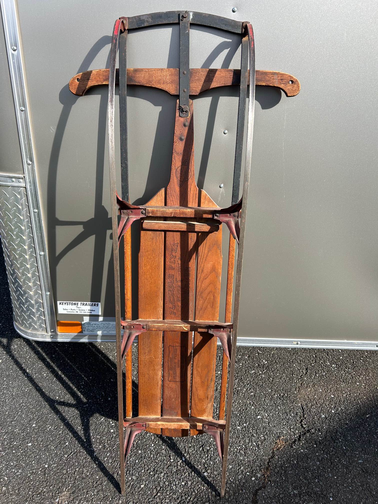 Vintage Flexible Flyer Racer Sled - Wind Chimes - Flying Hills ...